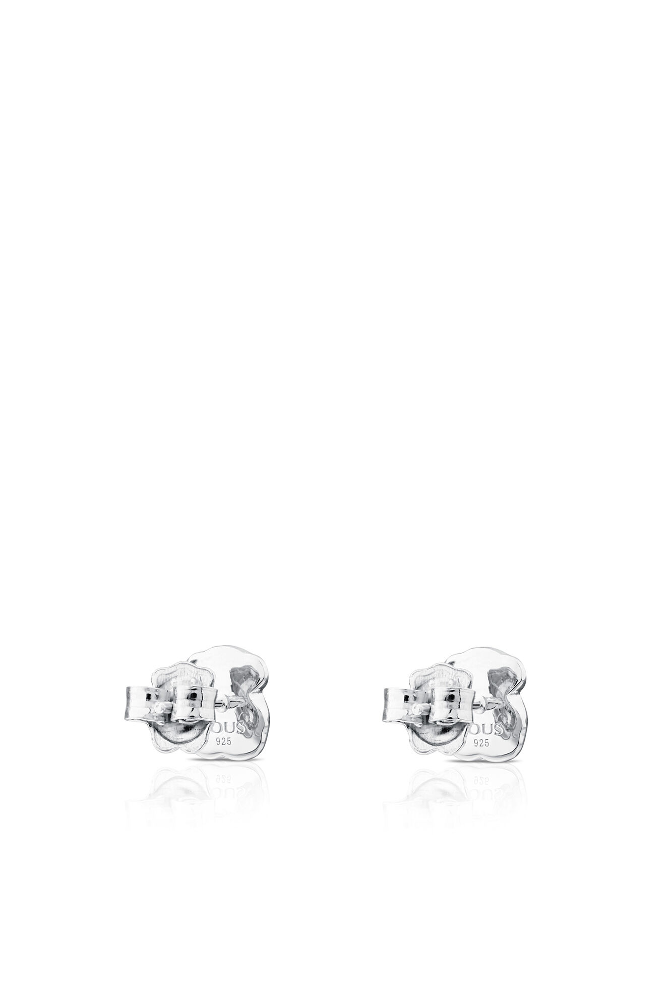 Tous Pendientes de plata New Color Gris