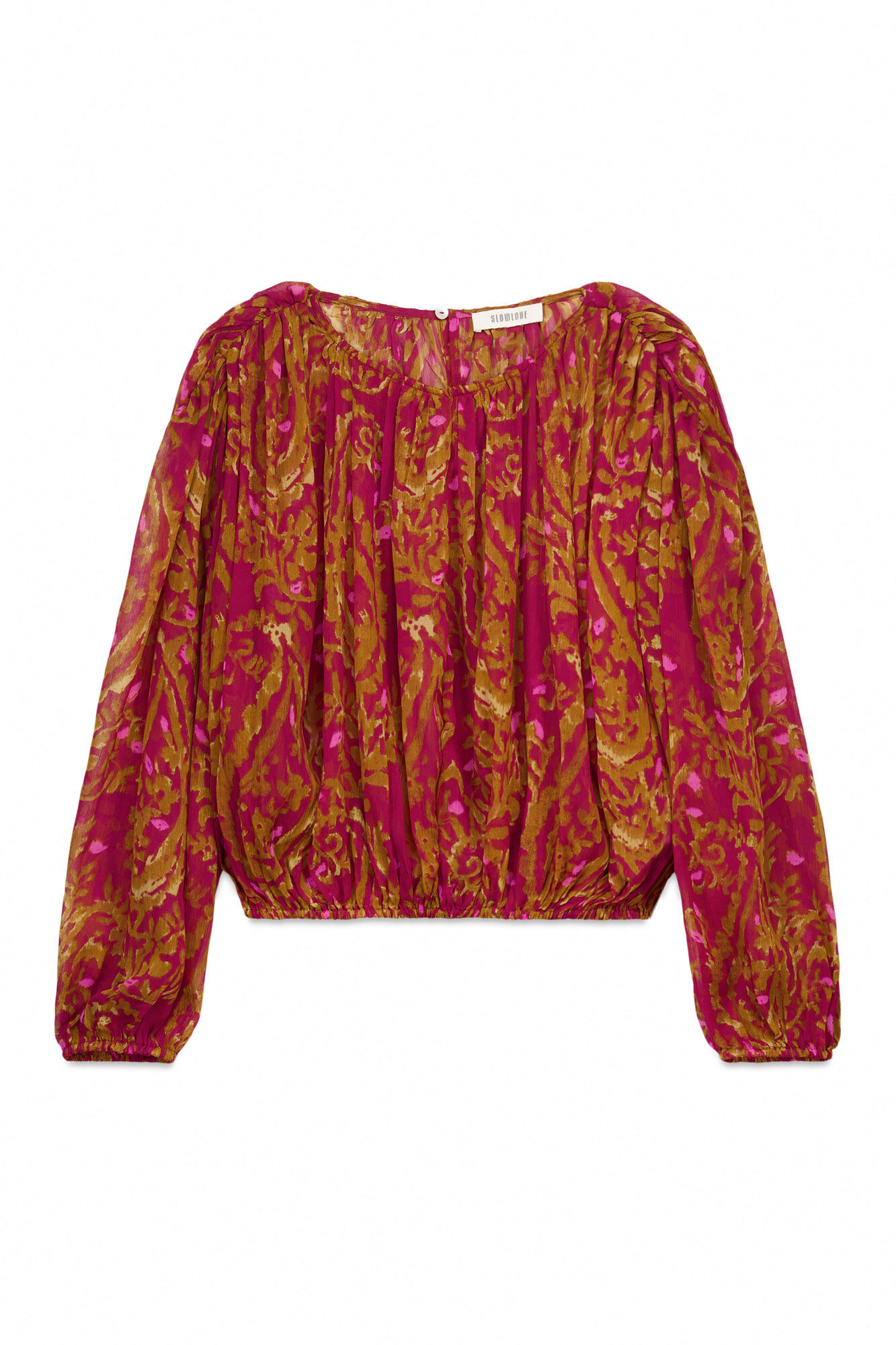Slowlove Blusa estampada fluida Multicolorido