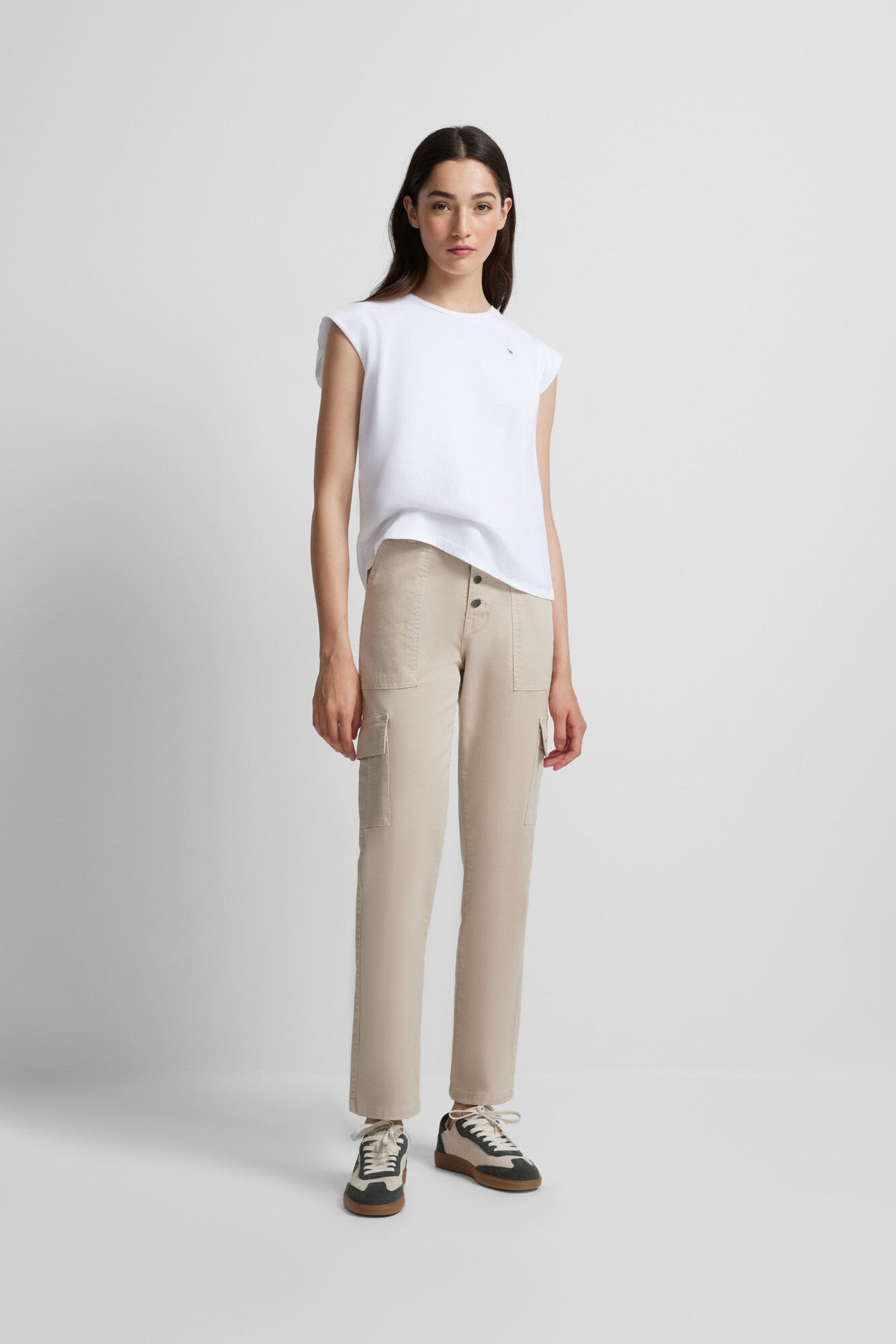 Silbon Cargo trousers Beige