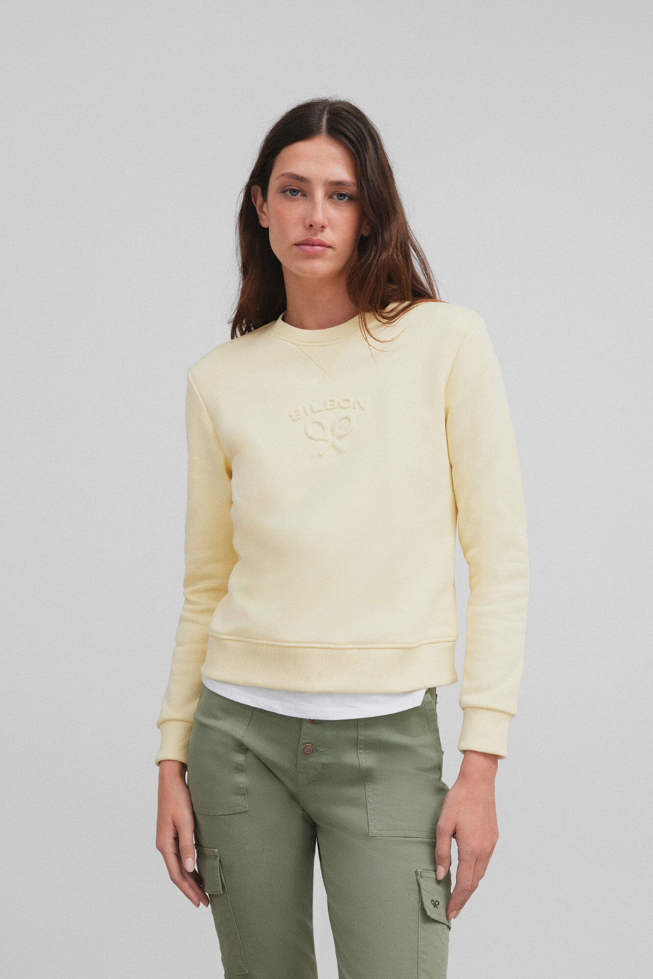 Silbon Sudadera woman silbon clasico Amarillo