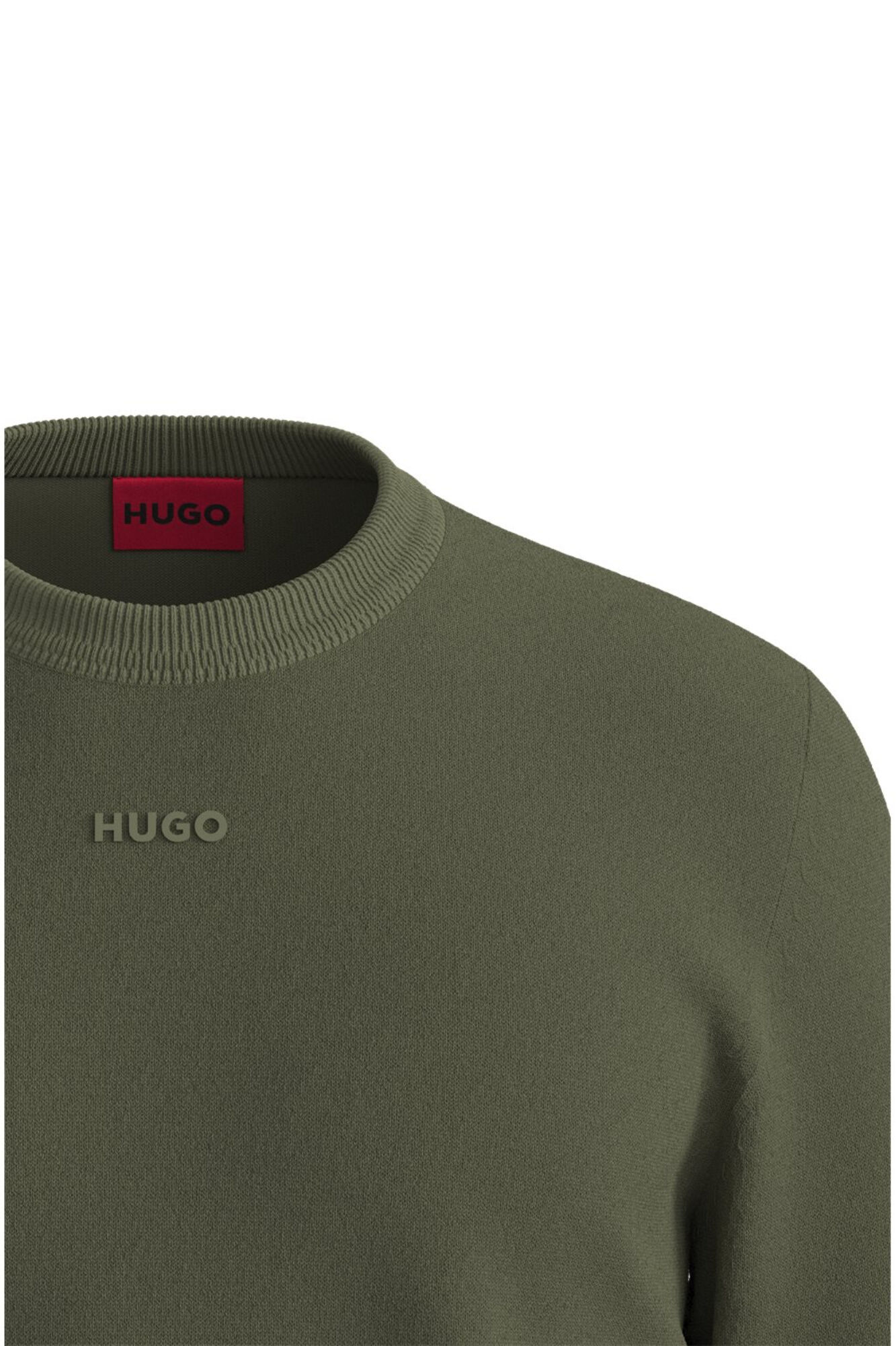 HUGO Camisola gola redonda Verde