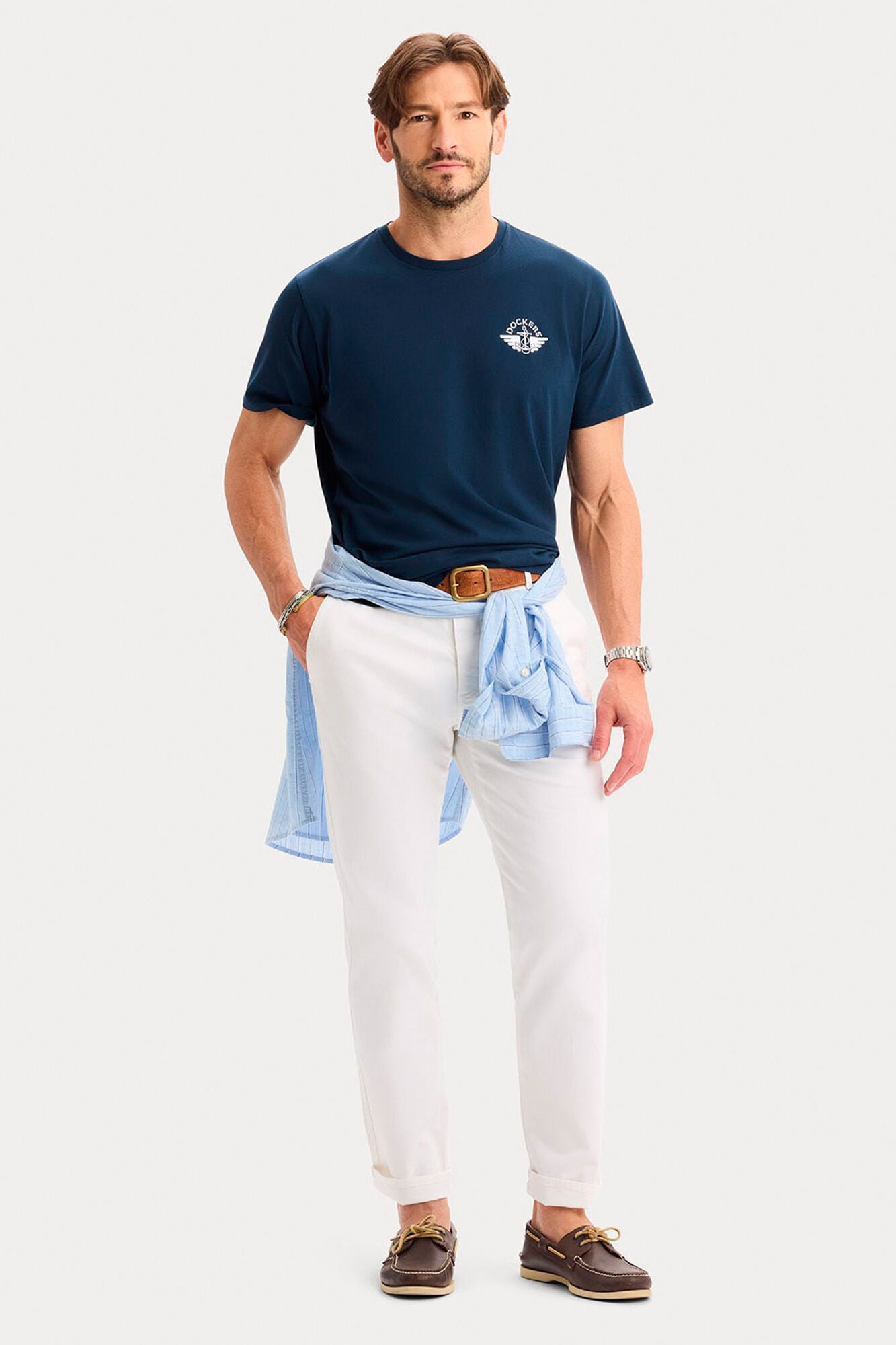 Dockers T-shirt estampada regular fit Azul