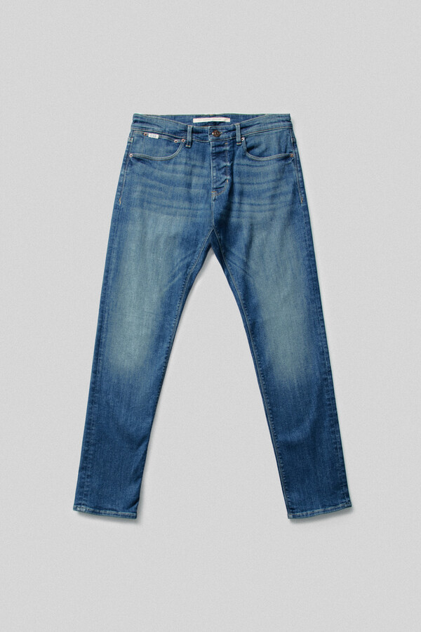 Cortefiel Slim fit jeans Blue