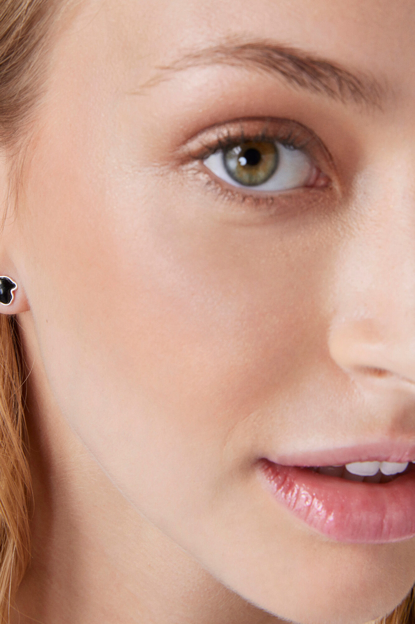 Tous Pendientes de plata New Color Gris