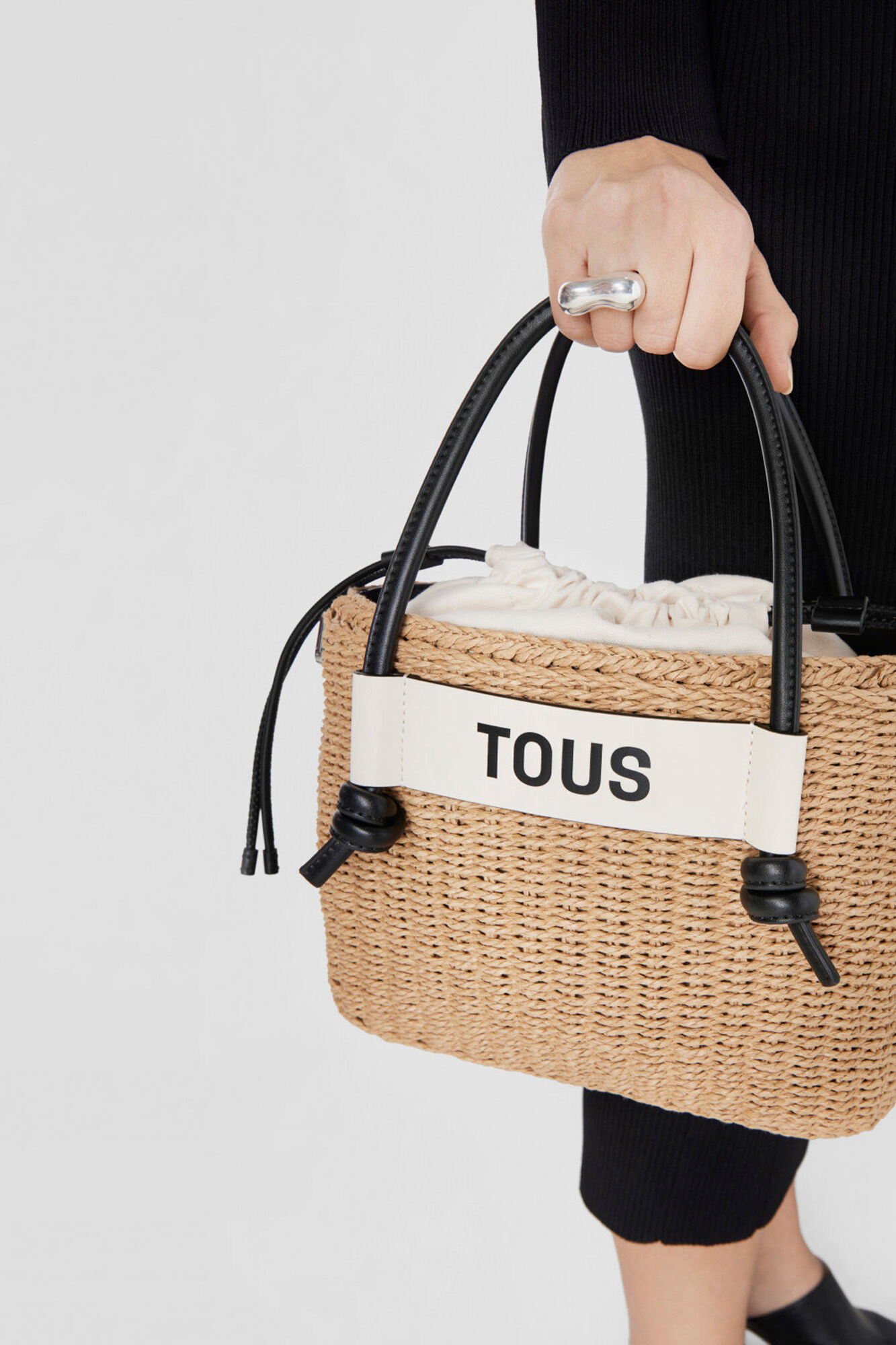 Tous Capazo mediano Scoubidou Beige