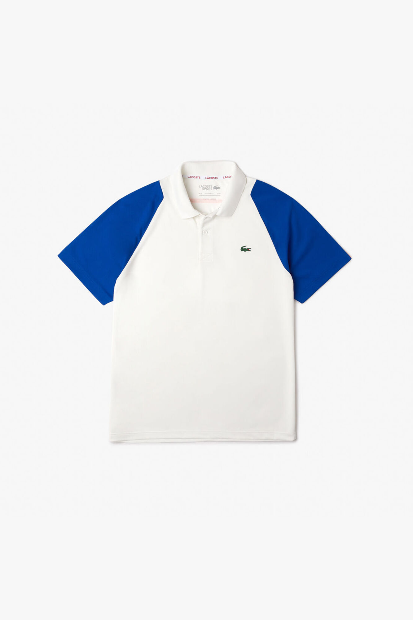 Lacoste Camisa polo color block Branco
