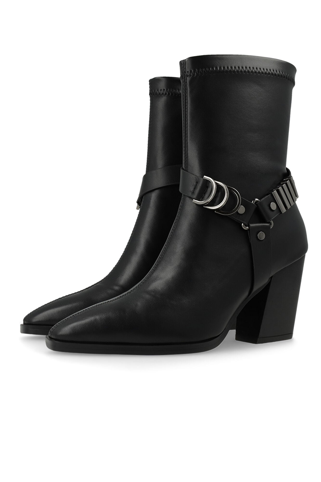 Lodi Botines tipo cowboy anillas metalicas