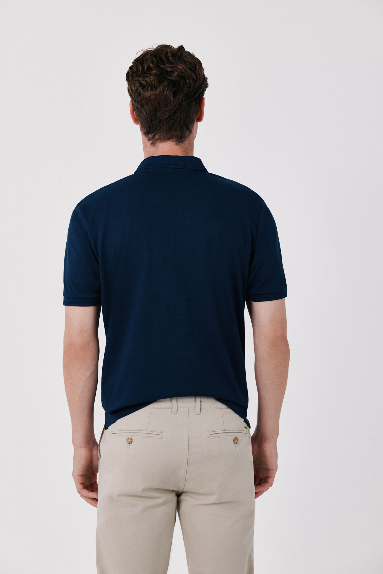 Cortefiel Polo COOLMAX&reg; piqu&eacute; Azul marino