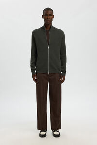 Selected Blus&atilde;o com malha 100% algod&atilde;o org&acirc;nico