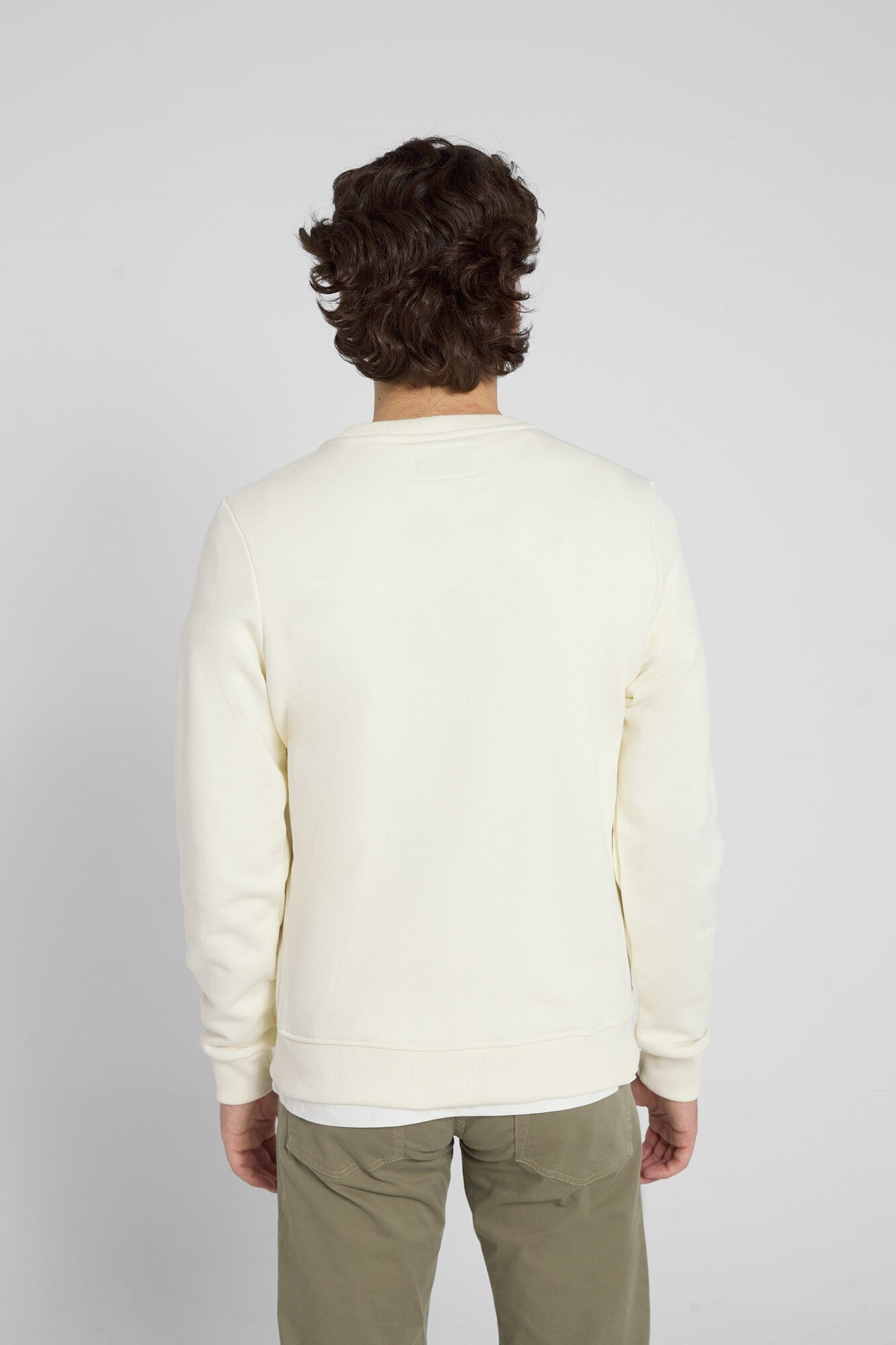 Silbon Sudadera cl&aacute;sica logo silbon crema Amarillo