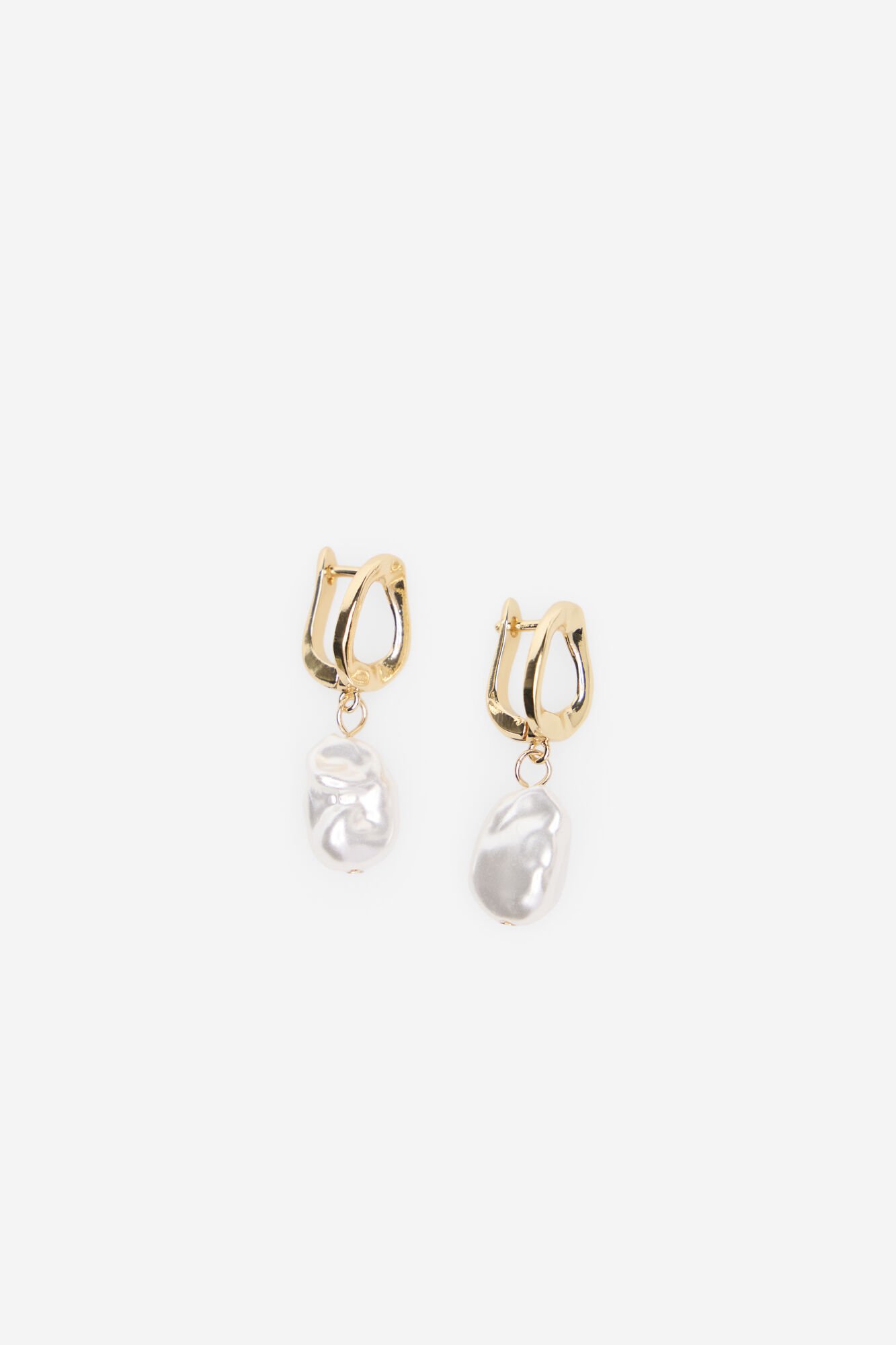 Cortefiel Pendientes colgantes perlas
