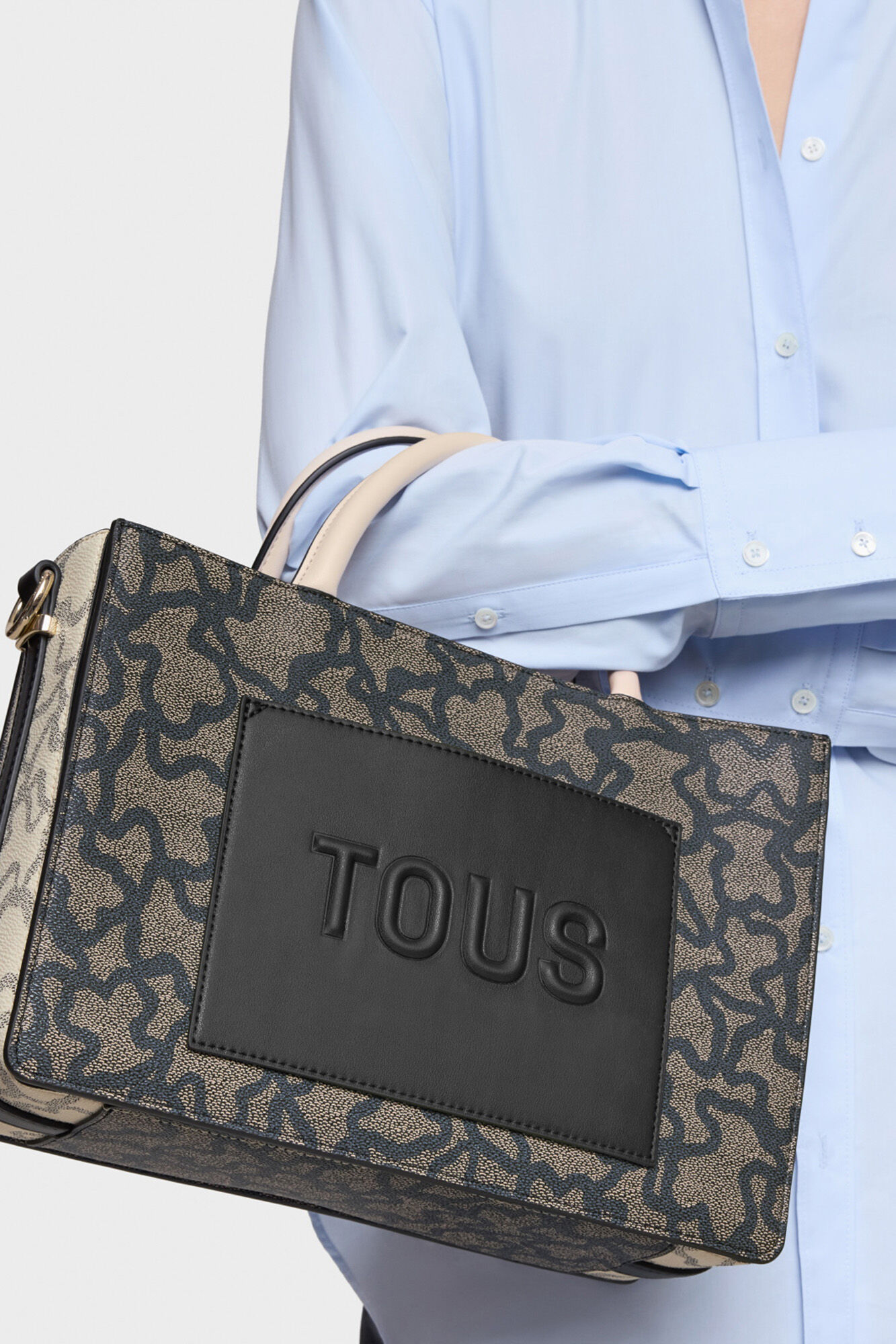 Tous Amaya black Kaos Icon medium shopper Printed brown