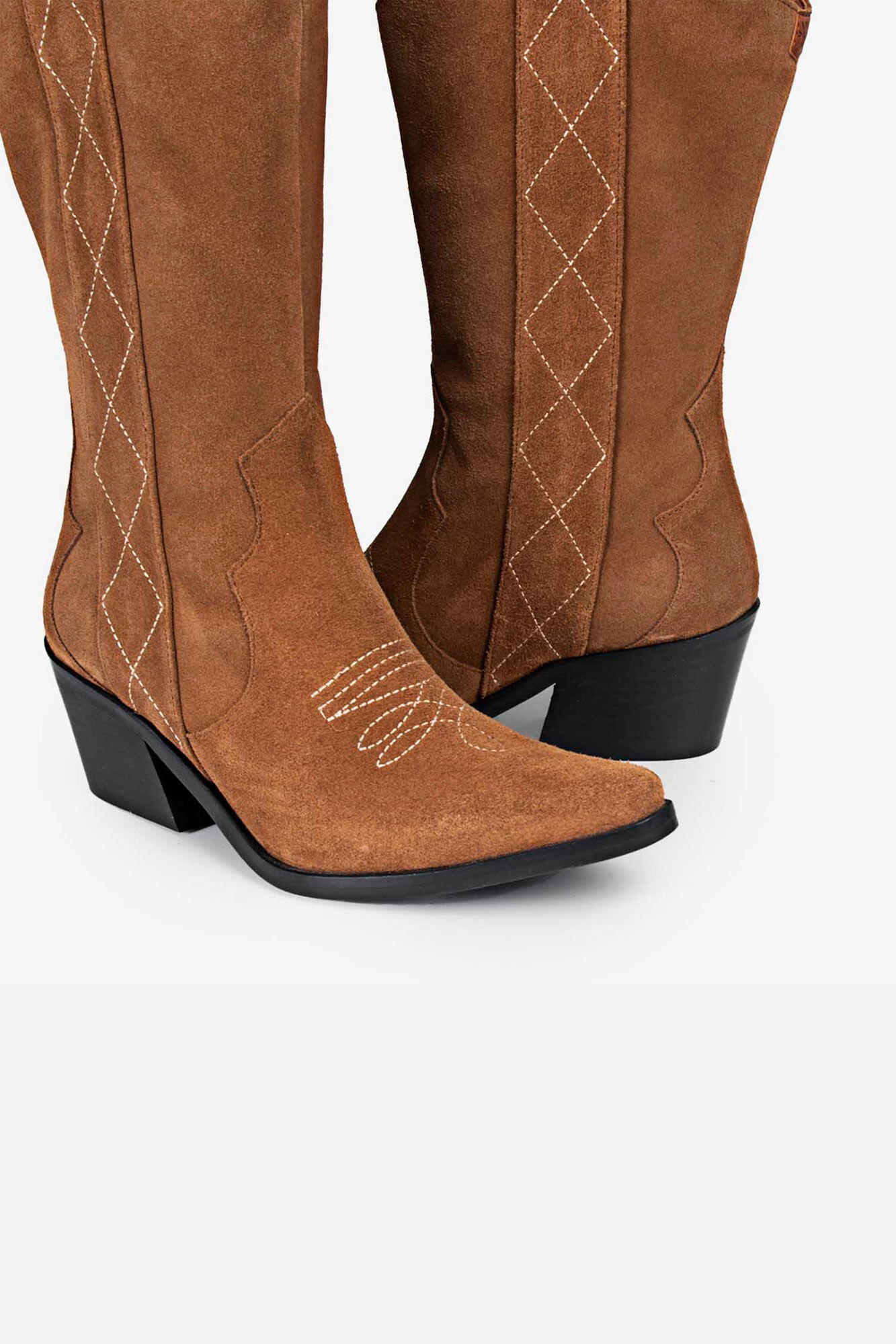 Popa Parati boots brown split leather Brown