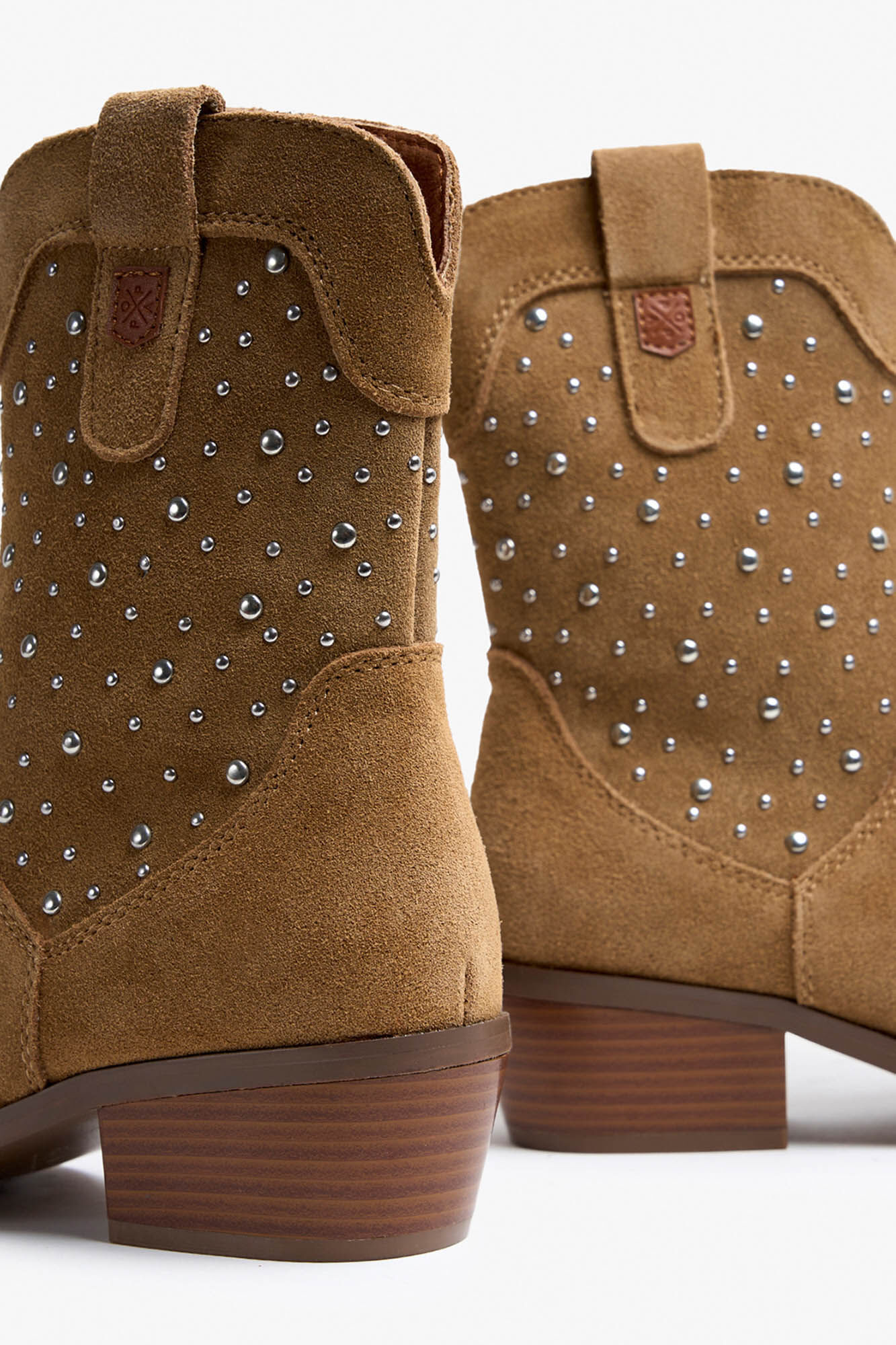 Popa Women's Ankle boot Studded Boot Brown