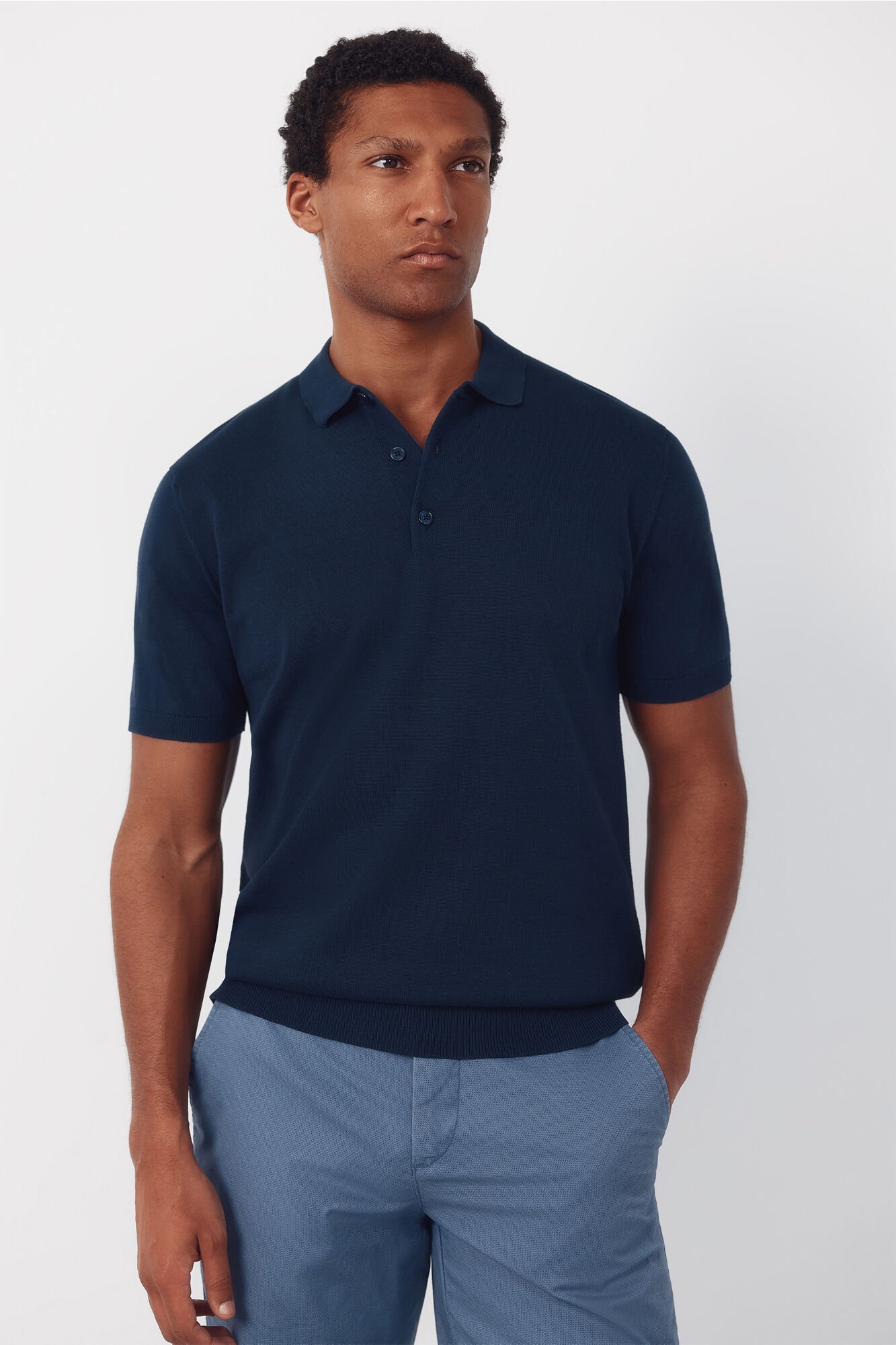 Cortefiel Basic short sleeve polo shirt