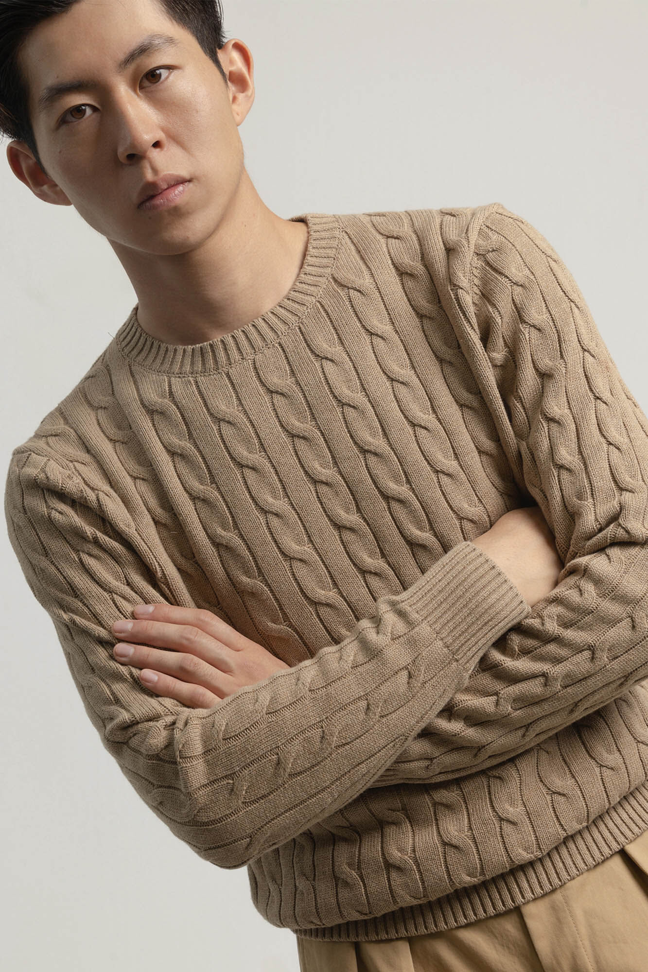 PuroEGO Malha de algod&atilde;o tran&ccedil;ada