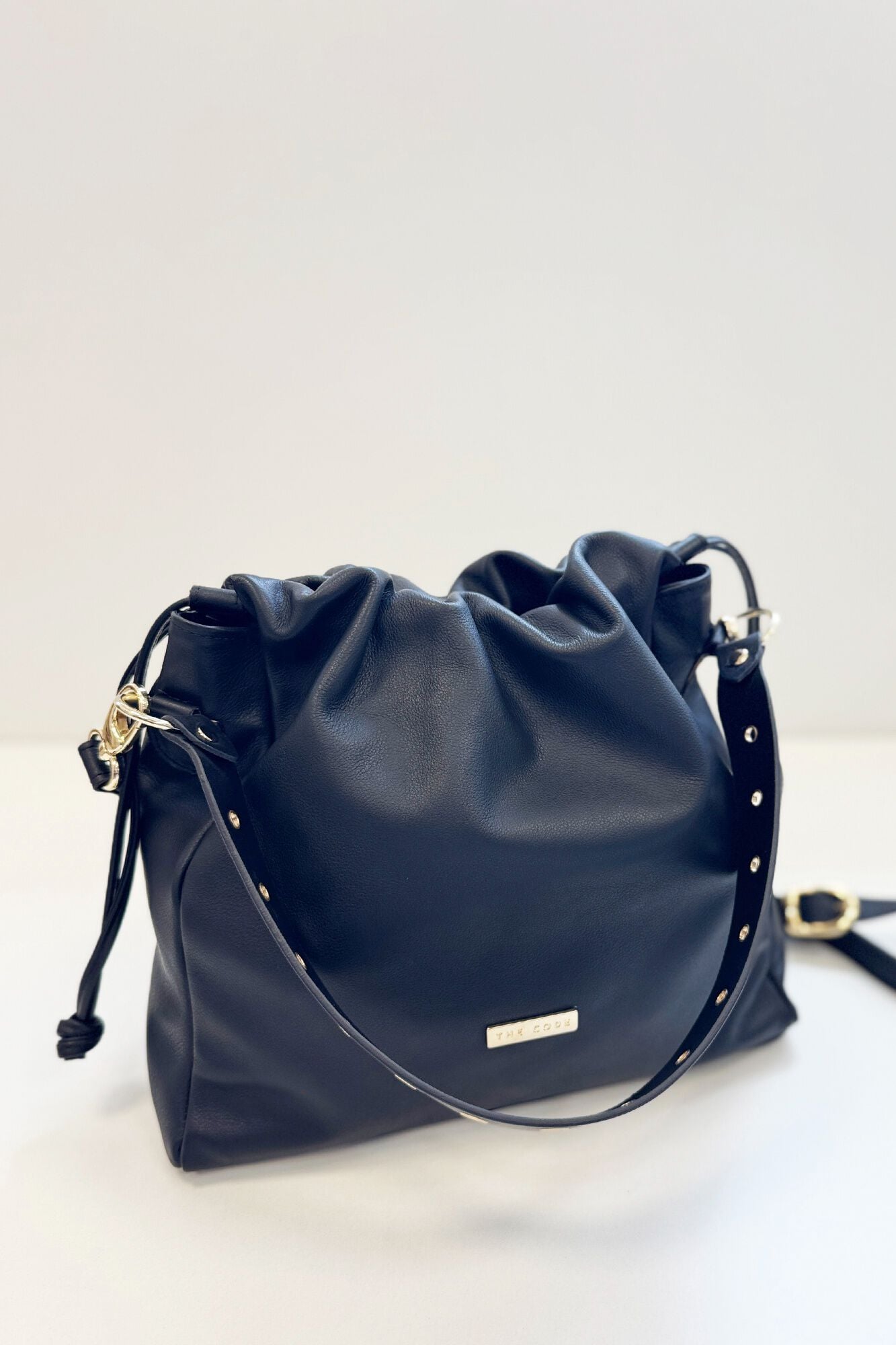 The Code Mala Pouch em pele Preto