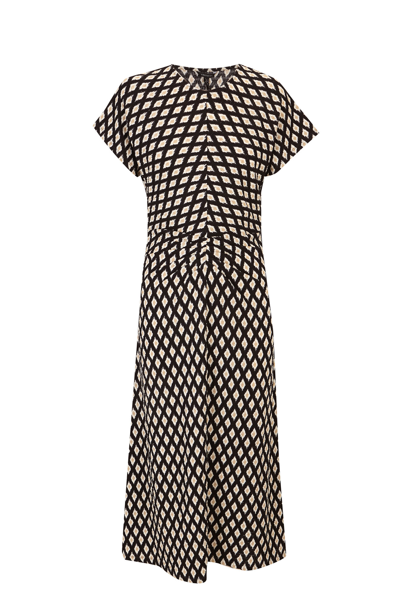 Cortefiel Gathered dress Multicolour