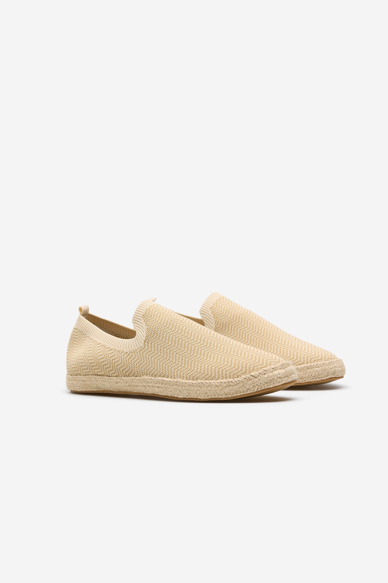 Cortefiel Fabric espadrille Beige