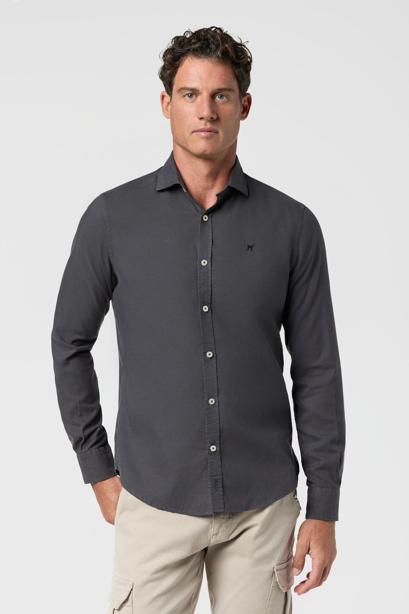 Williot Camisa Tencel Garment Dyed