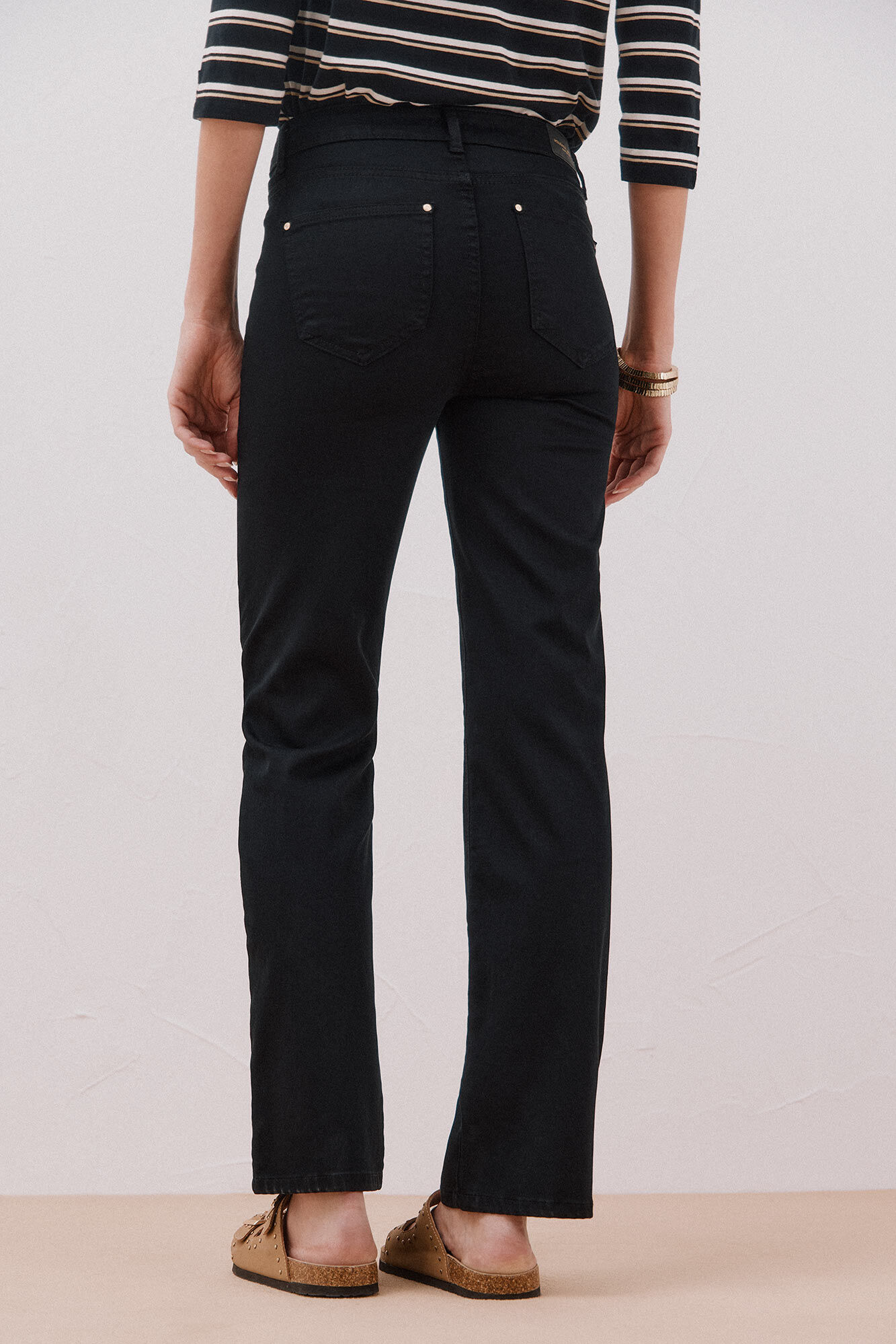 Cortefiel Sensational straight jeans Black