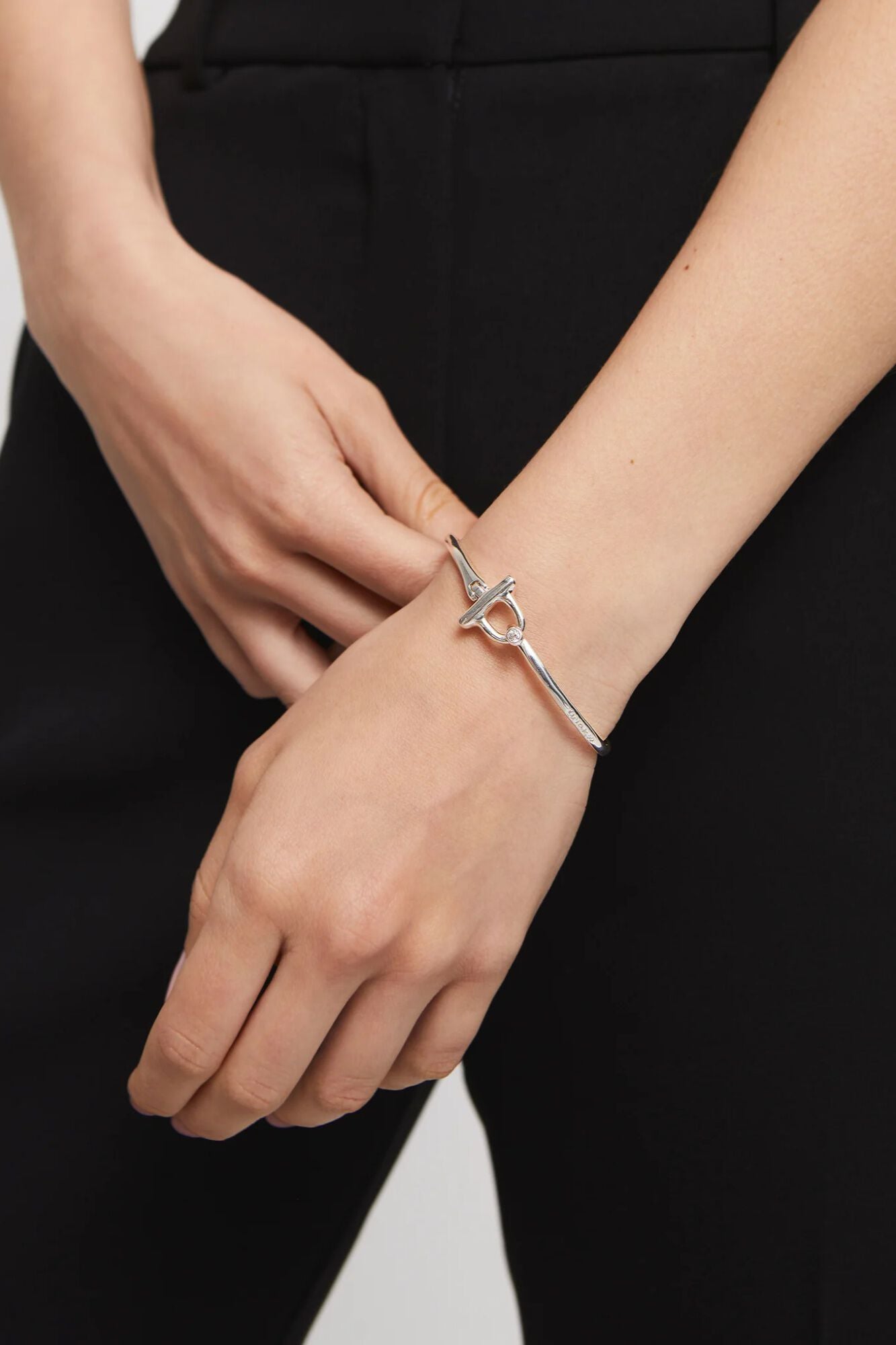 UNOde50 Pulsera topacio ba&ntilde;o de plata