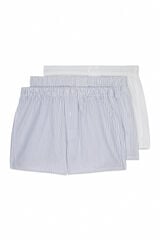 Cortefiel Pack 3 boxer em tecido Branco