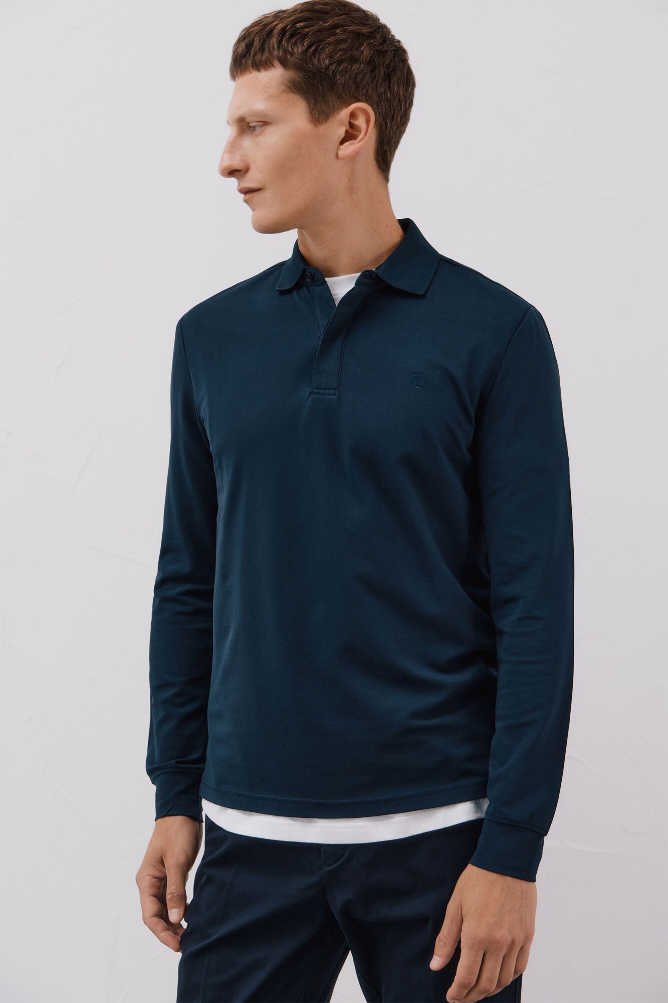 Cortefiel Regular fit polo shirt Navy