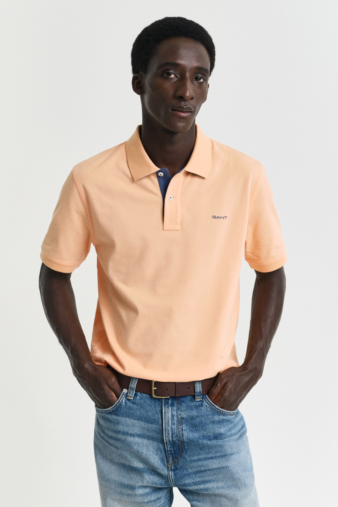 Gant Polo piqu&eacute; contrastante