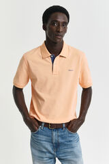 Gant Polo piqué contrastante Laranja