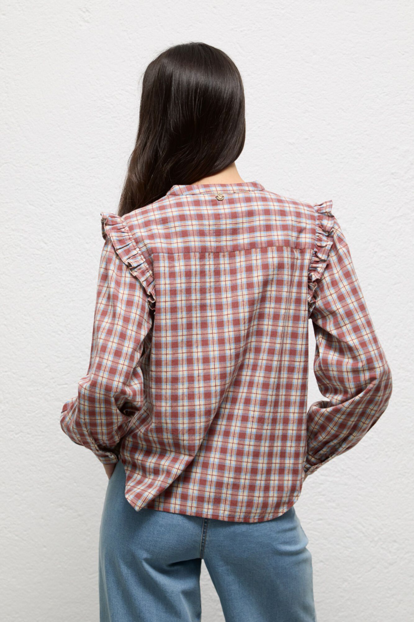 El Ganso Plaid Rosie blouse