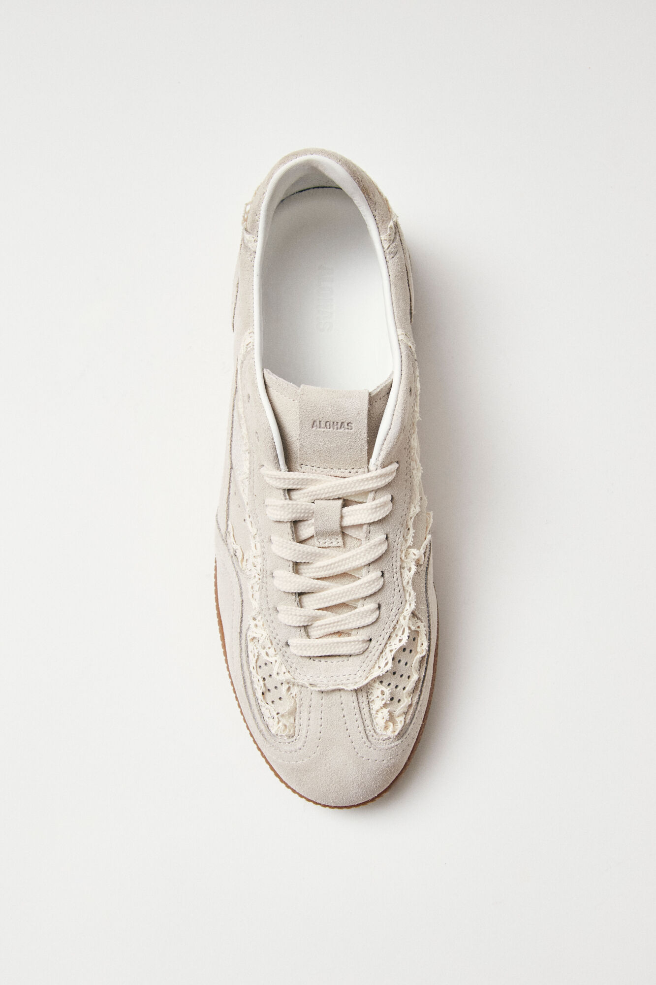 Alohas Tb.490 Pantufas de Couro Croch&ecirc;