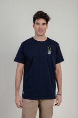 elPulpo T-shirt manga curta Azul