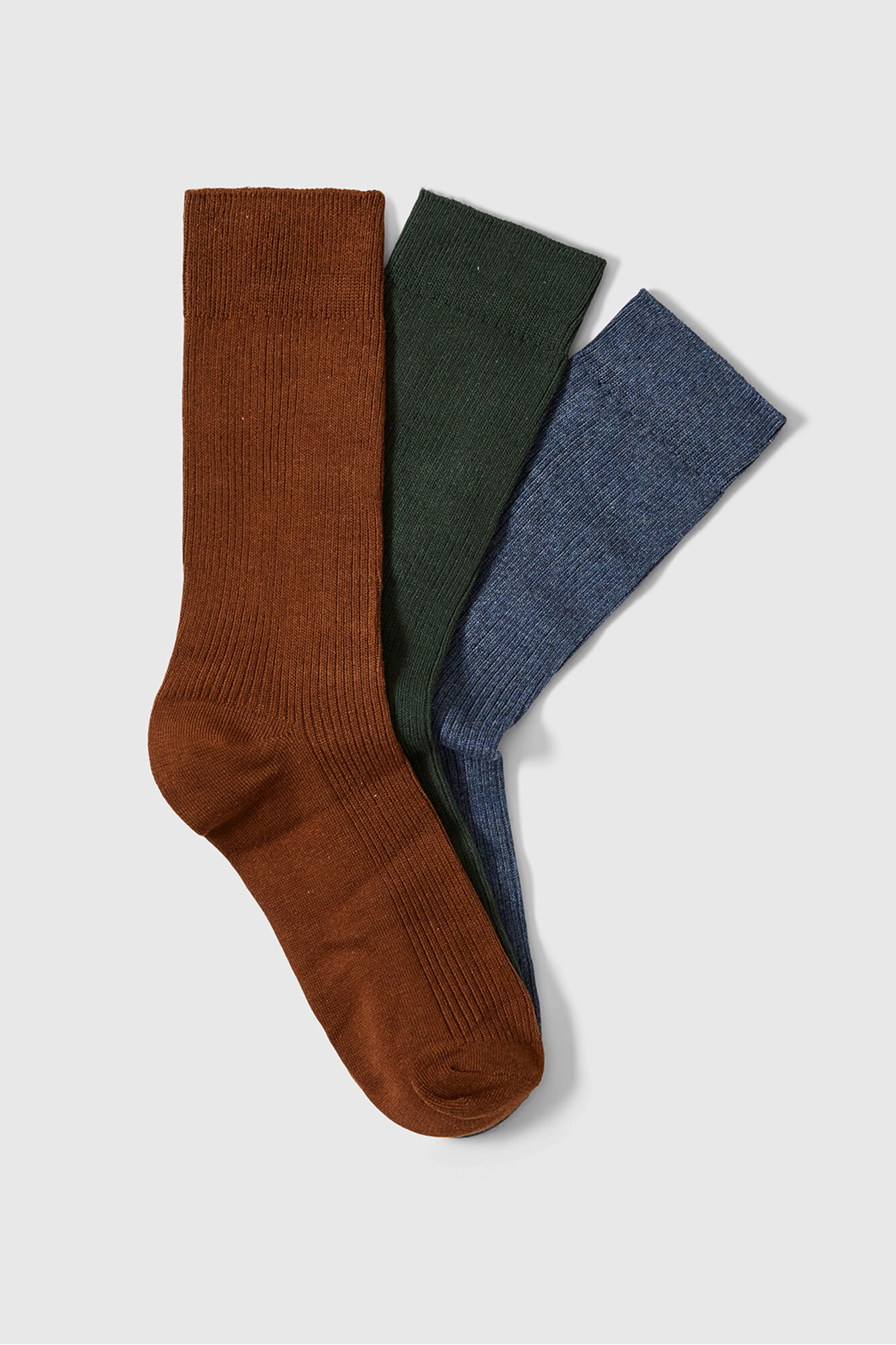 Selected Pack calcetines algod&oacute;n org&aacute;nico. Multicolor