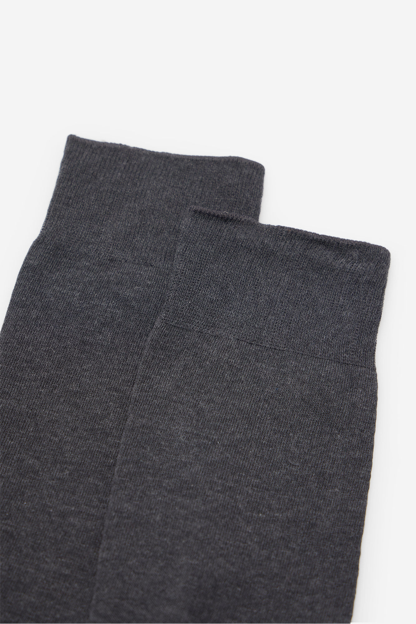 Cortefiel Plain dress socks Dark grey