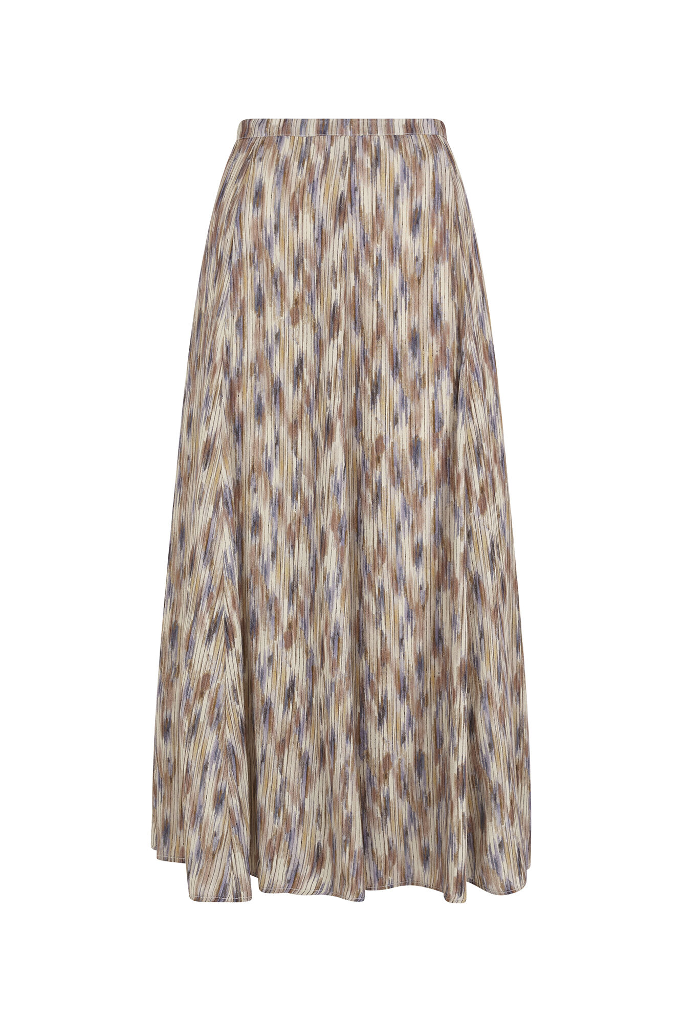 Cortefiel Printed flared skirt Multicolour