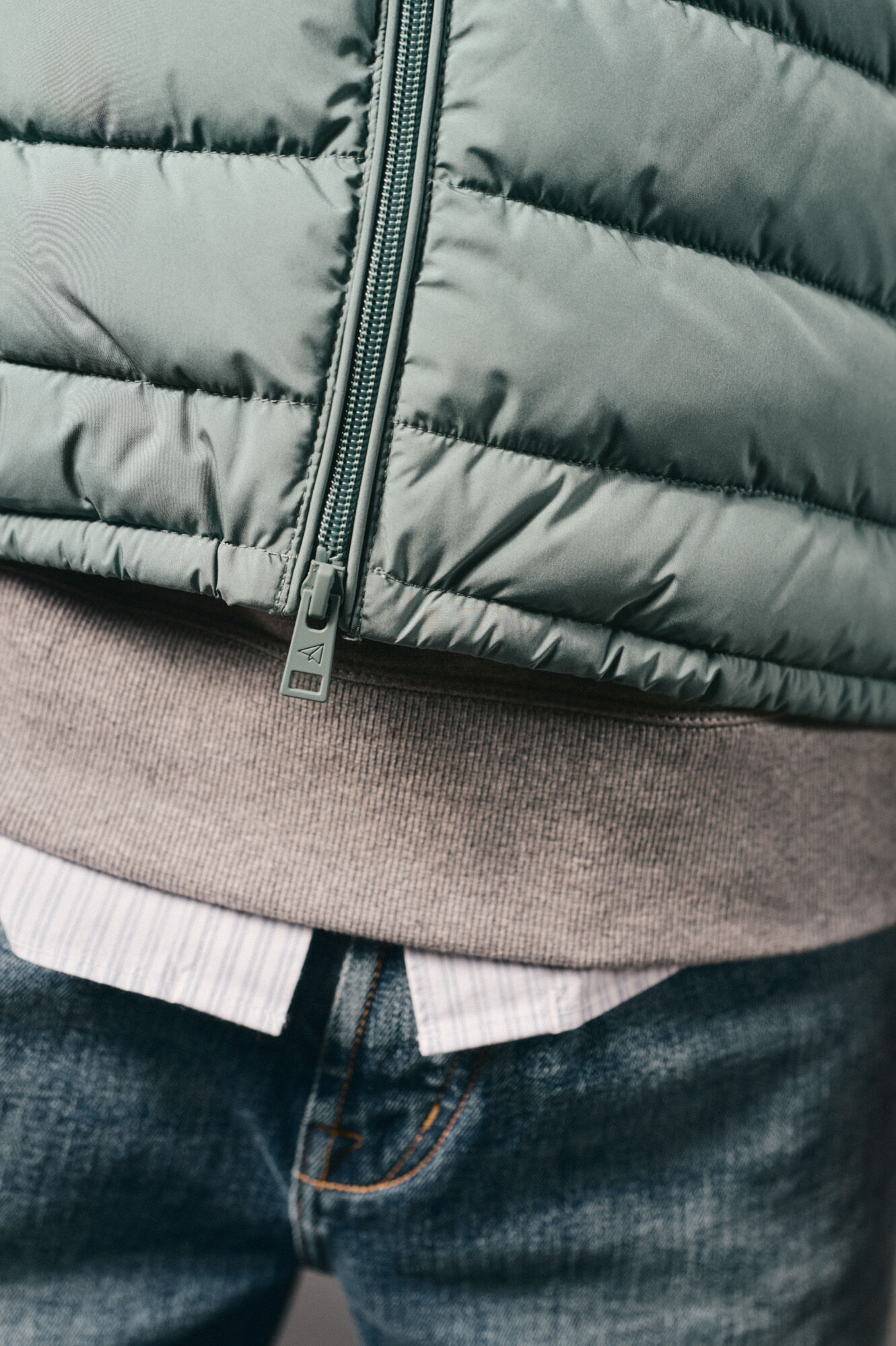 OOTO Colete acolchoado ultraleve Azul