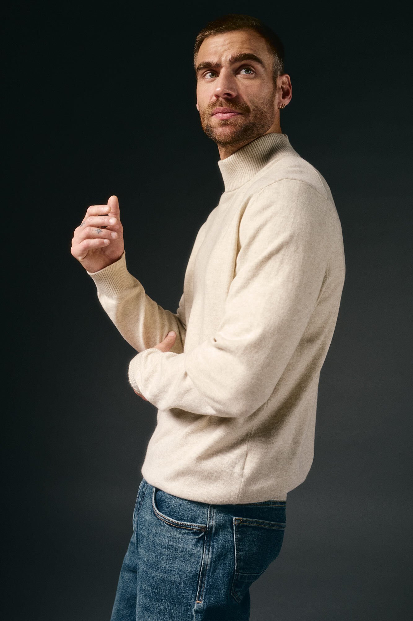 OOTO Camisola gola perkins Tostado