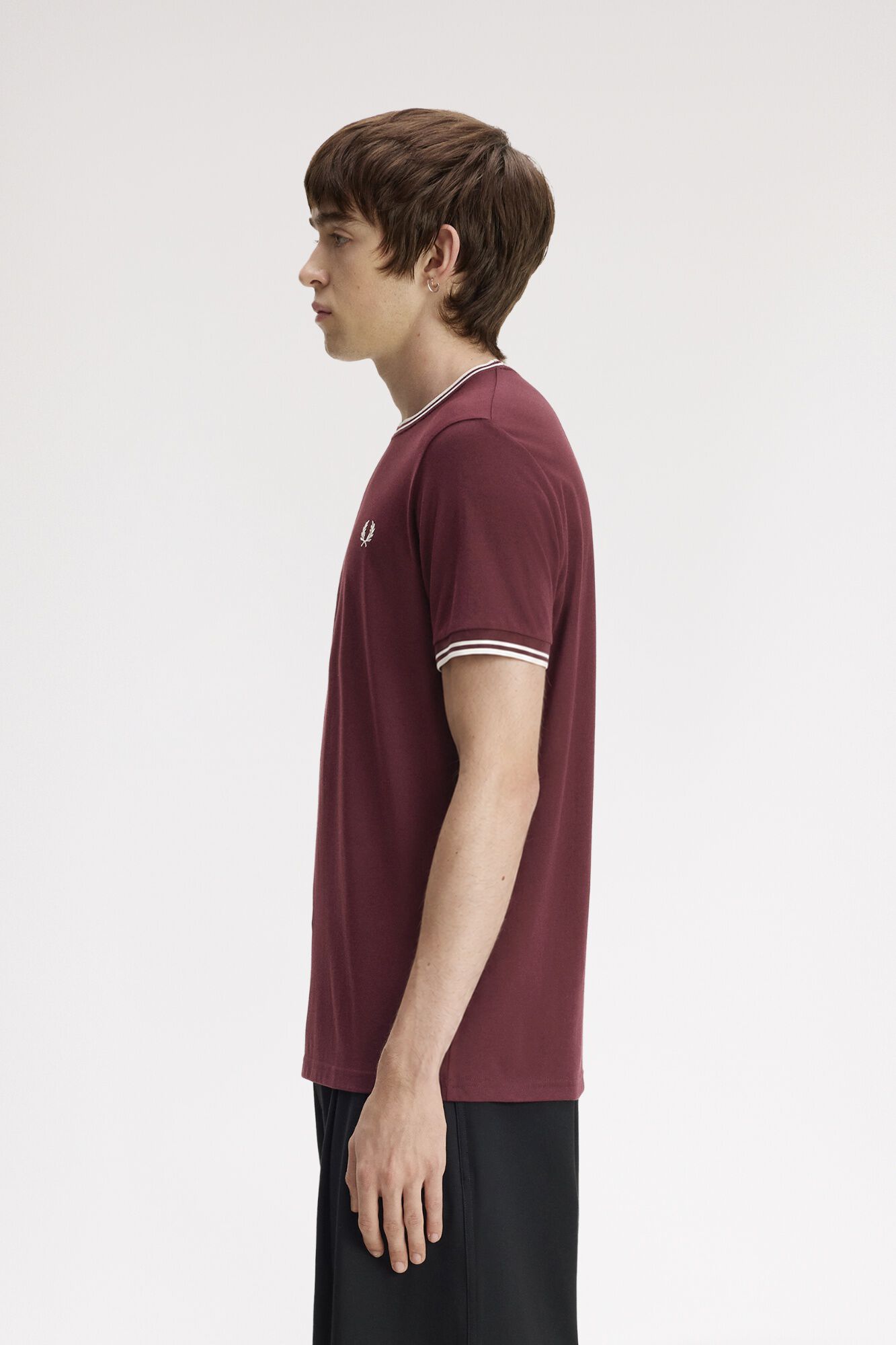 Fred Perry Plain short sleeve T-shirt Maroon