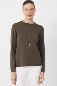 Cortefiel Striped jersey-knit jumper