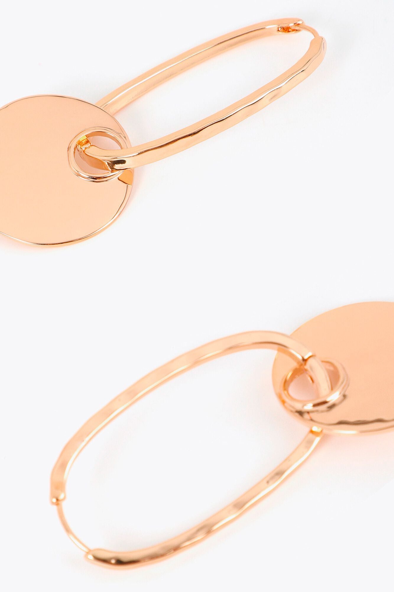 Lola Casademunt Detachable oval ring earrings Gold