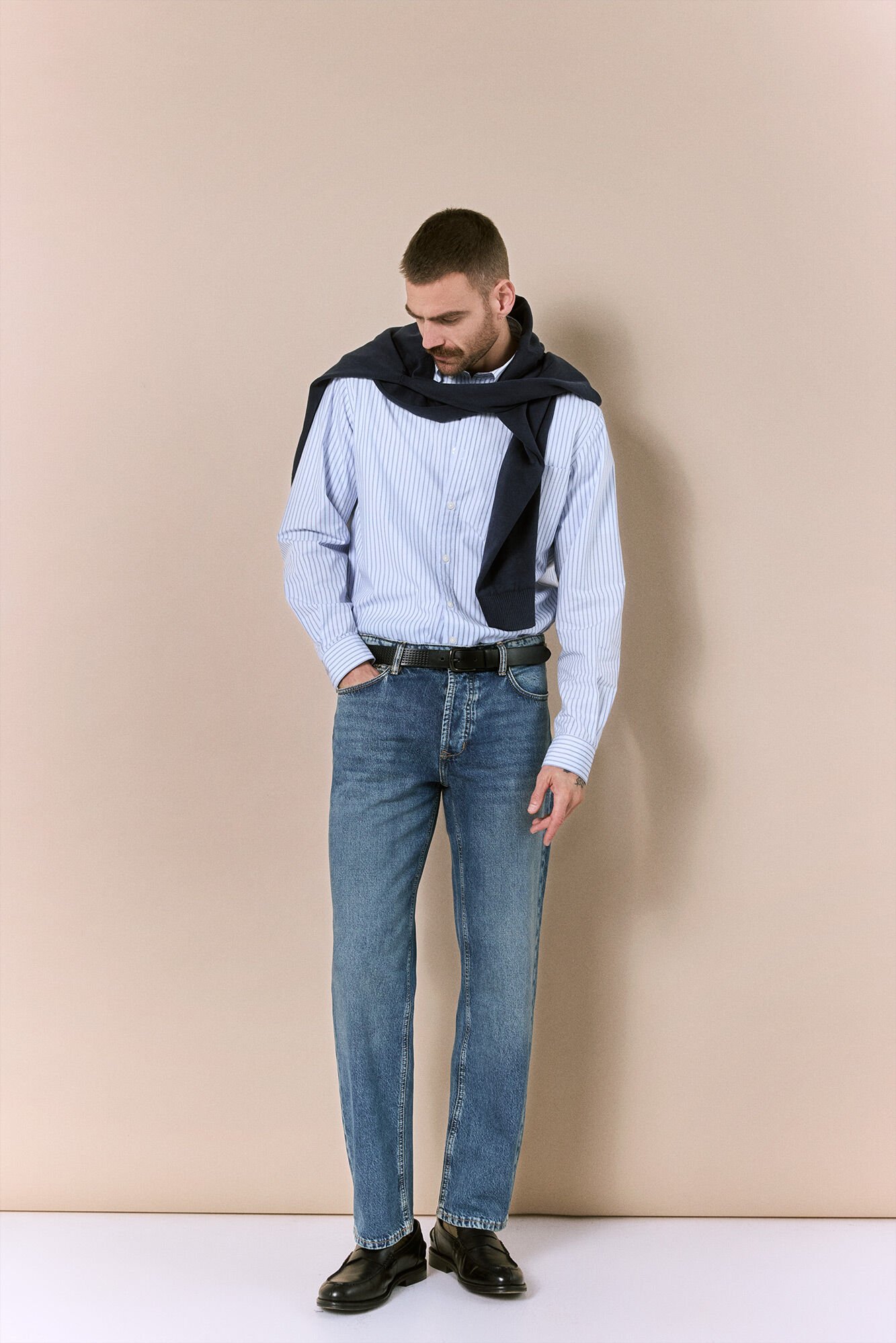 OOTO New straight fit jeans Blue