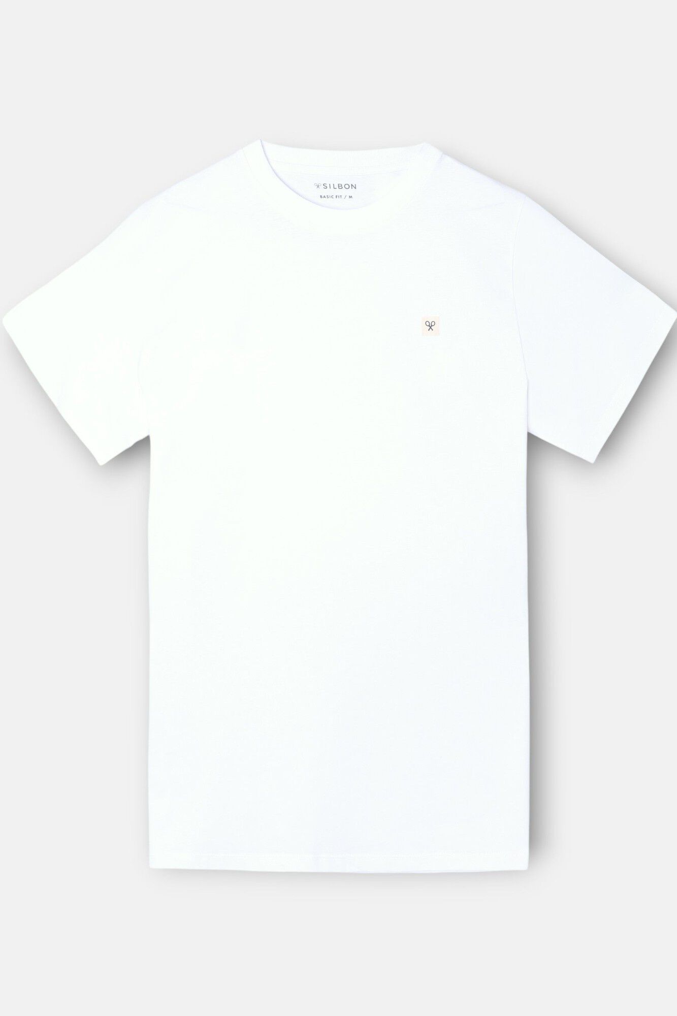 Silbon Camiseta lisa minilogo parche