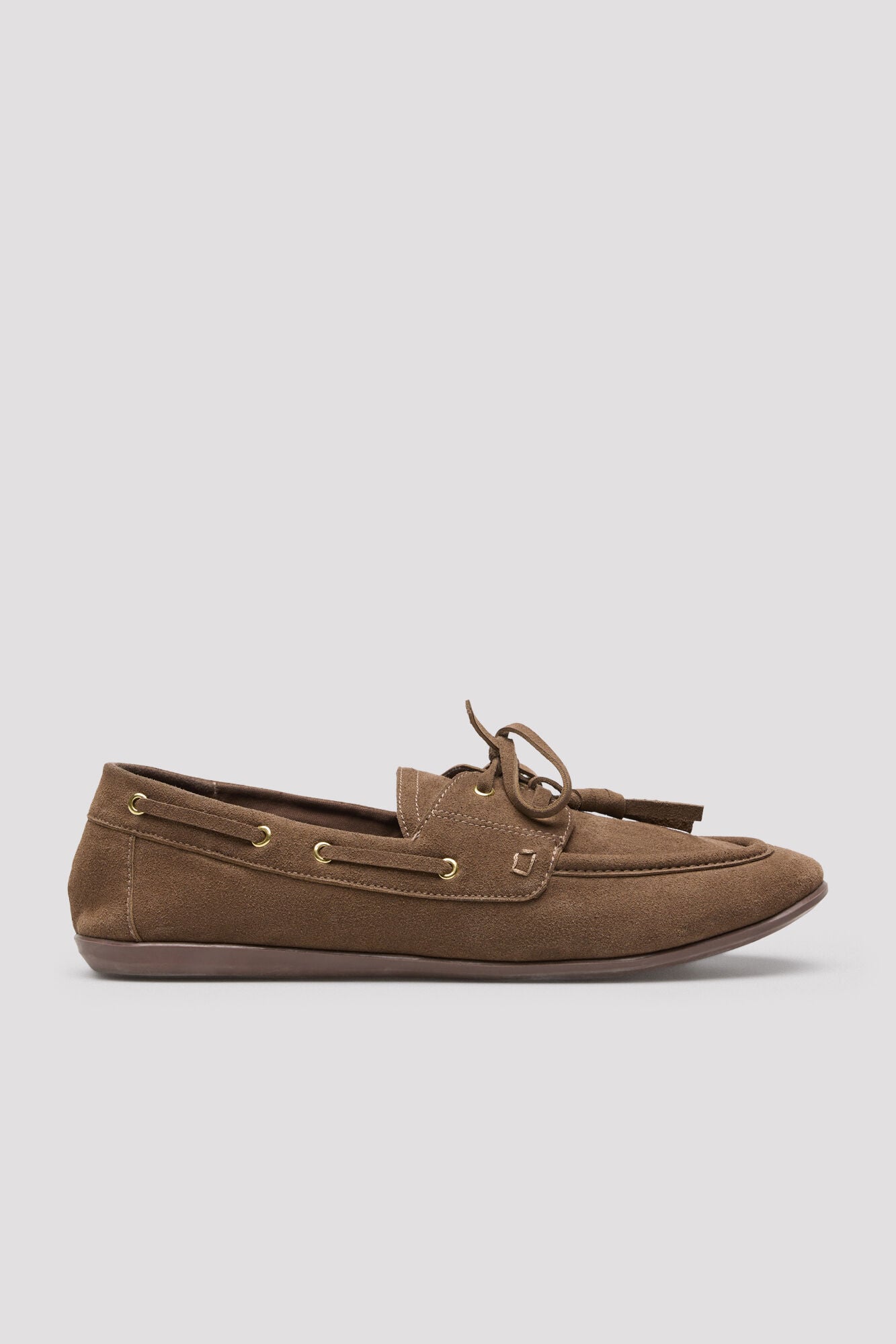 Cortefiel Split leather boat shoe