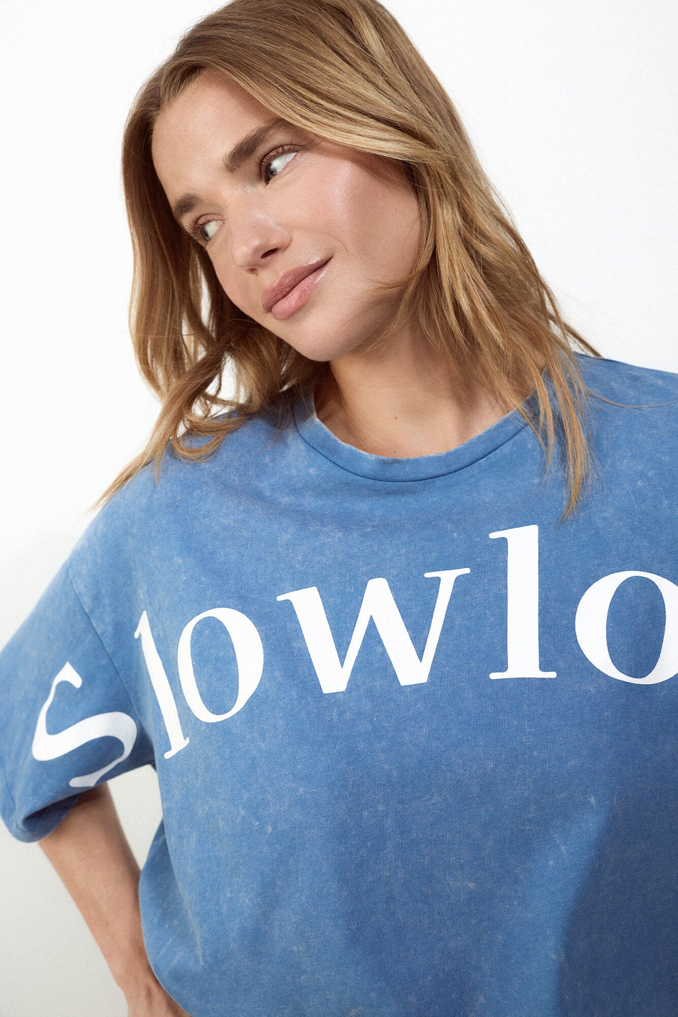 Slowlove Camiseta crop Slowlove
