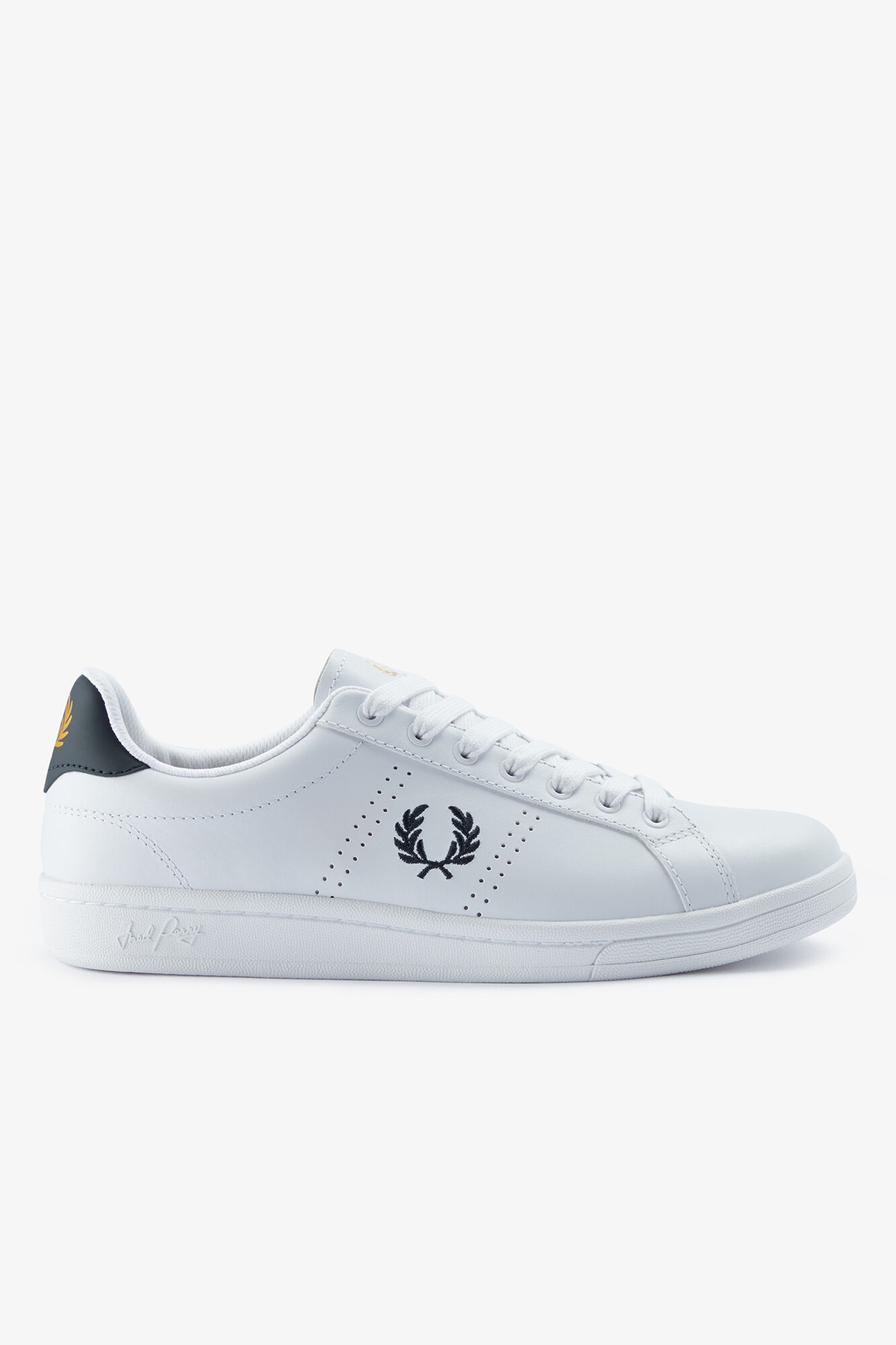 Fred Perry T&ecirc;nis de couro B721