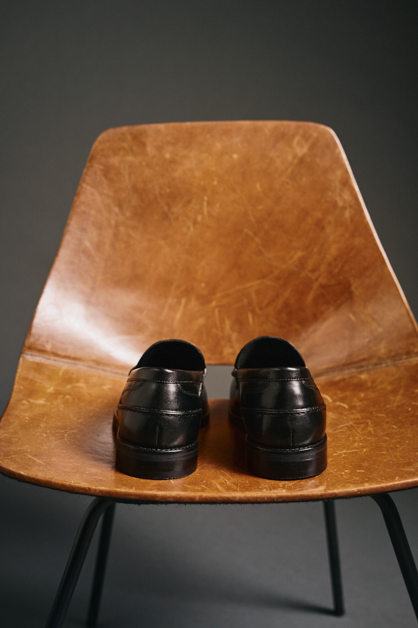 OOTO Mocassim pele Preto