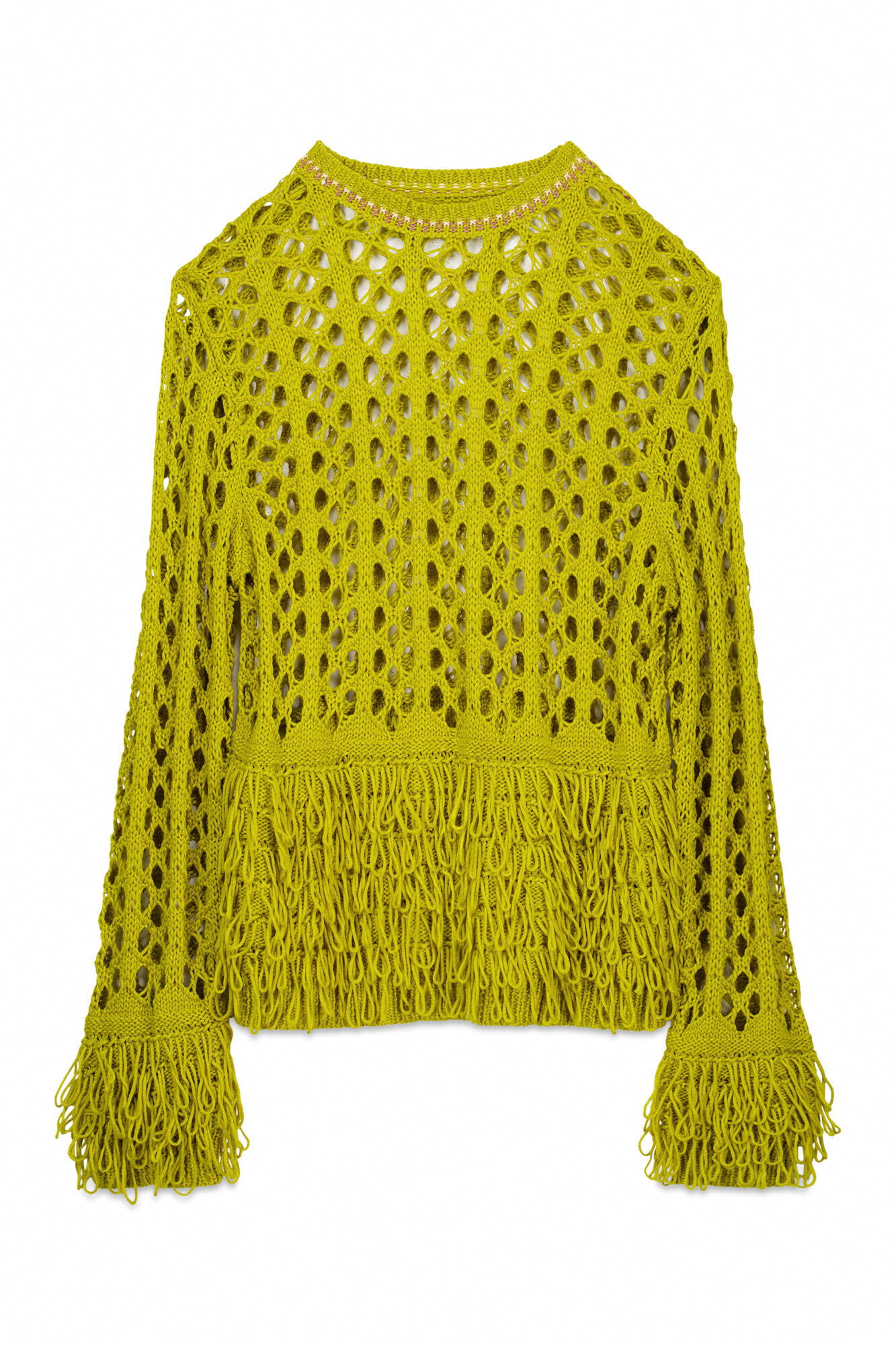 Slowlove Jersey lima flecos Verde