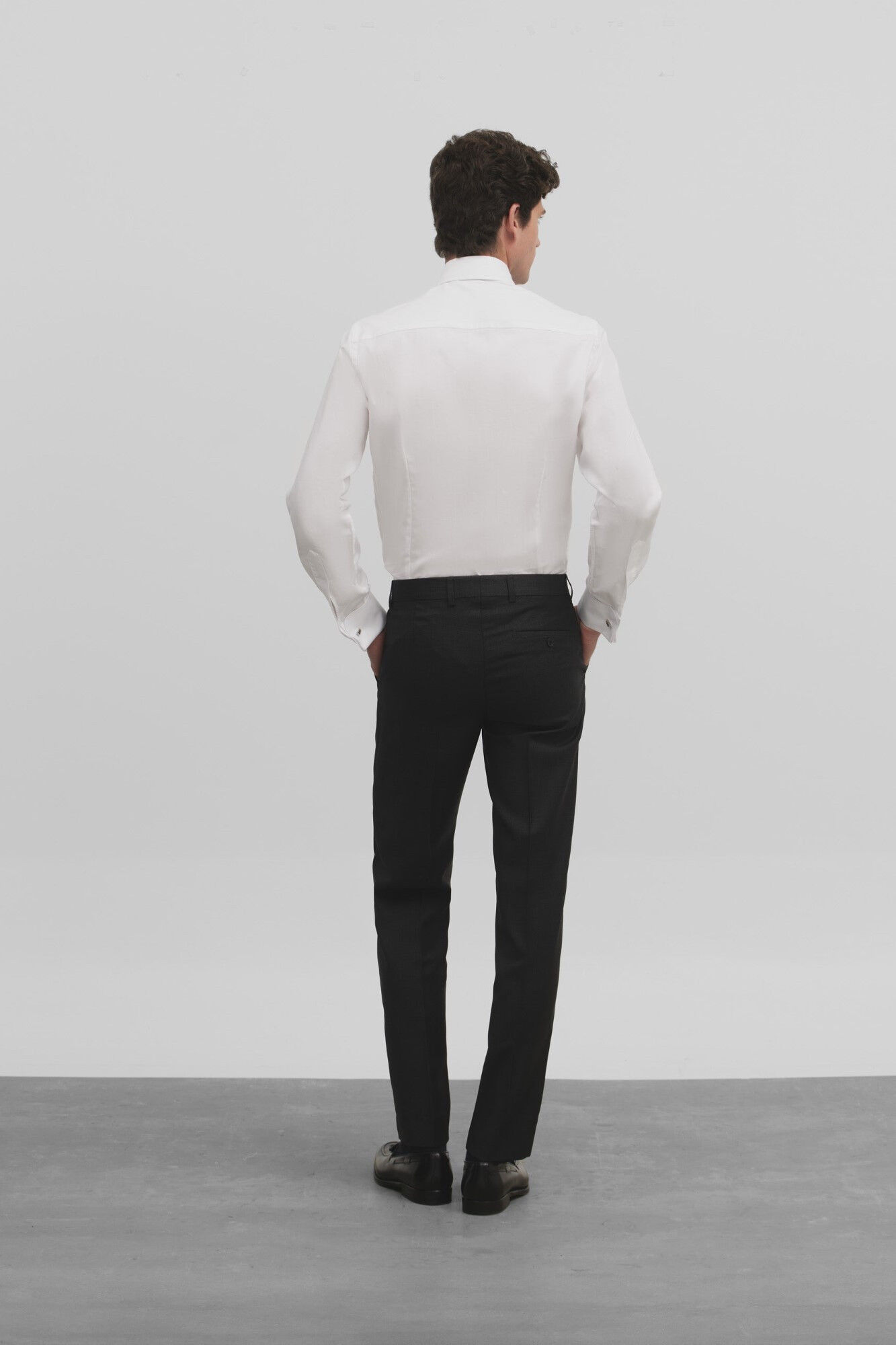 Silbon Cal&ccedil;a de terno olho de p&aacute;ssaro  Cinzento