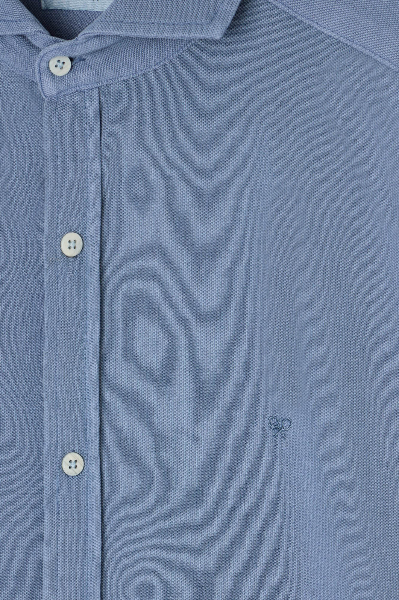 Silbon Camisa desportiva lisa Azul